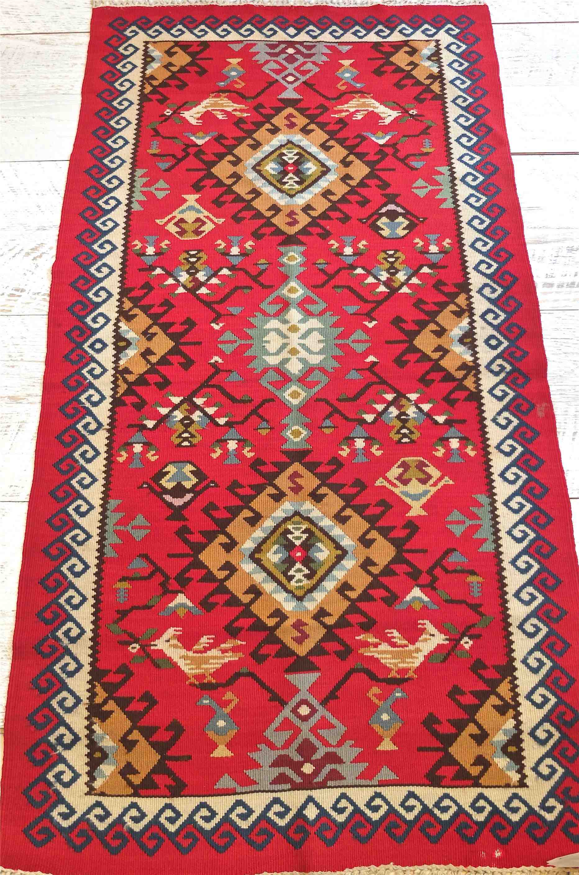 Slavia Vintage tapis vintage des annees 60 aux motifs Navajo "Cheyenne"