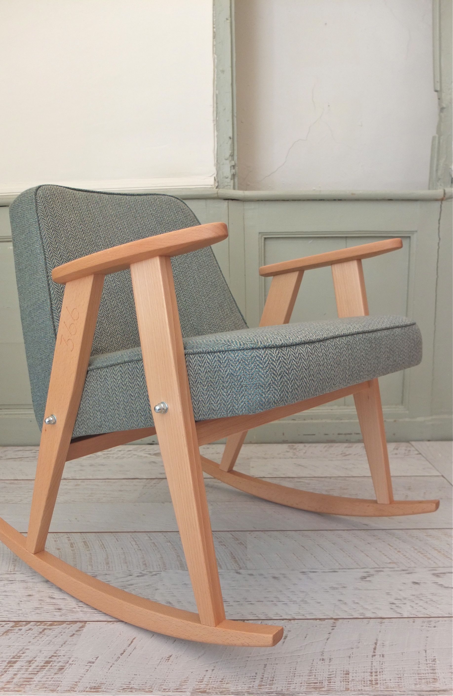 rocking chair  "366" fauteuil 366 Jozef Chierowski 366 concept slavia vintage 6