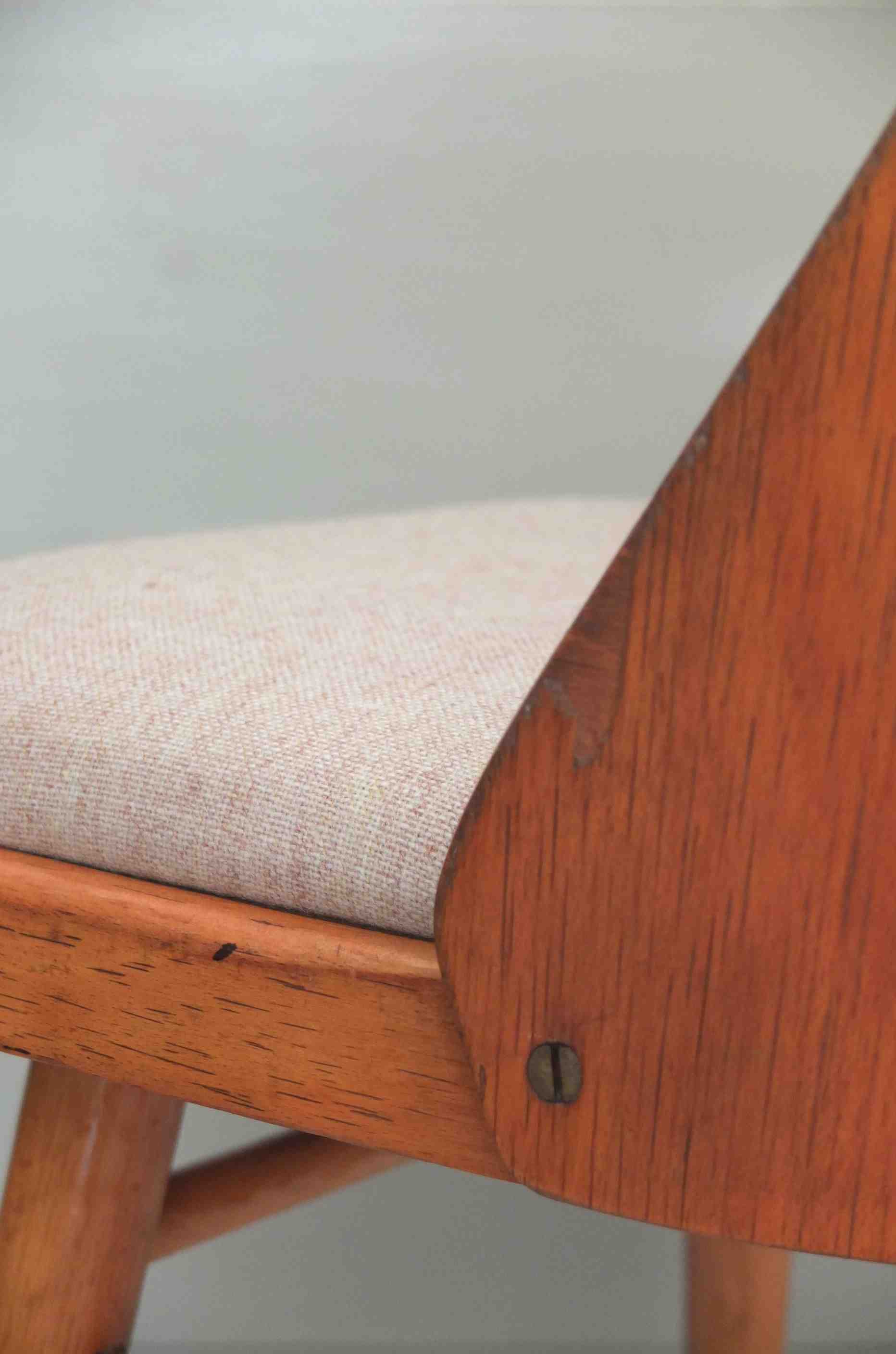 chaise Ton dossier en bois courbe Arco 4 Slavia Vintage 114