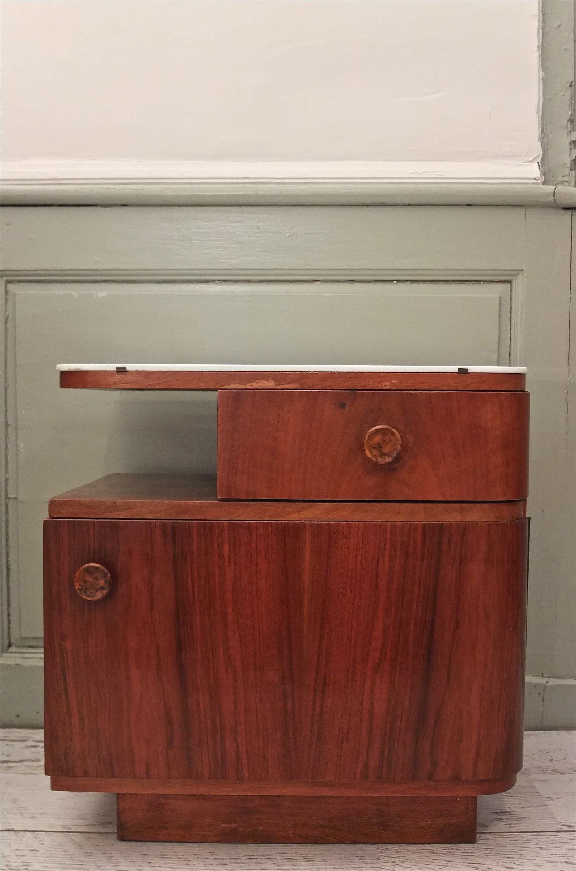 table de chevet art deco Hopper slavia vintage