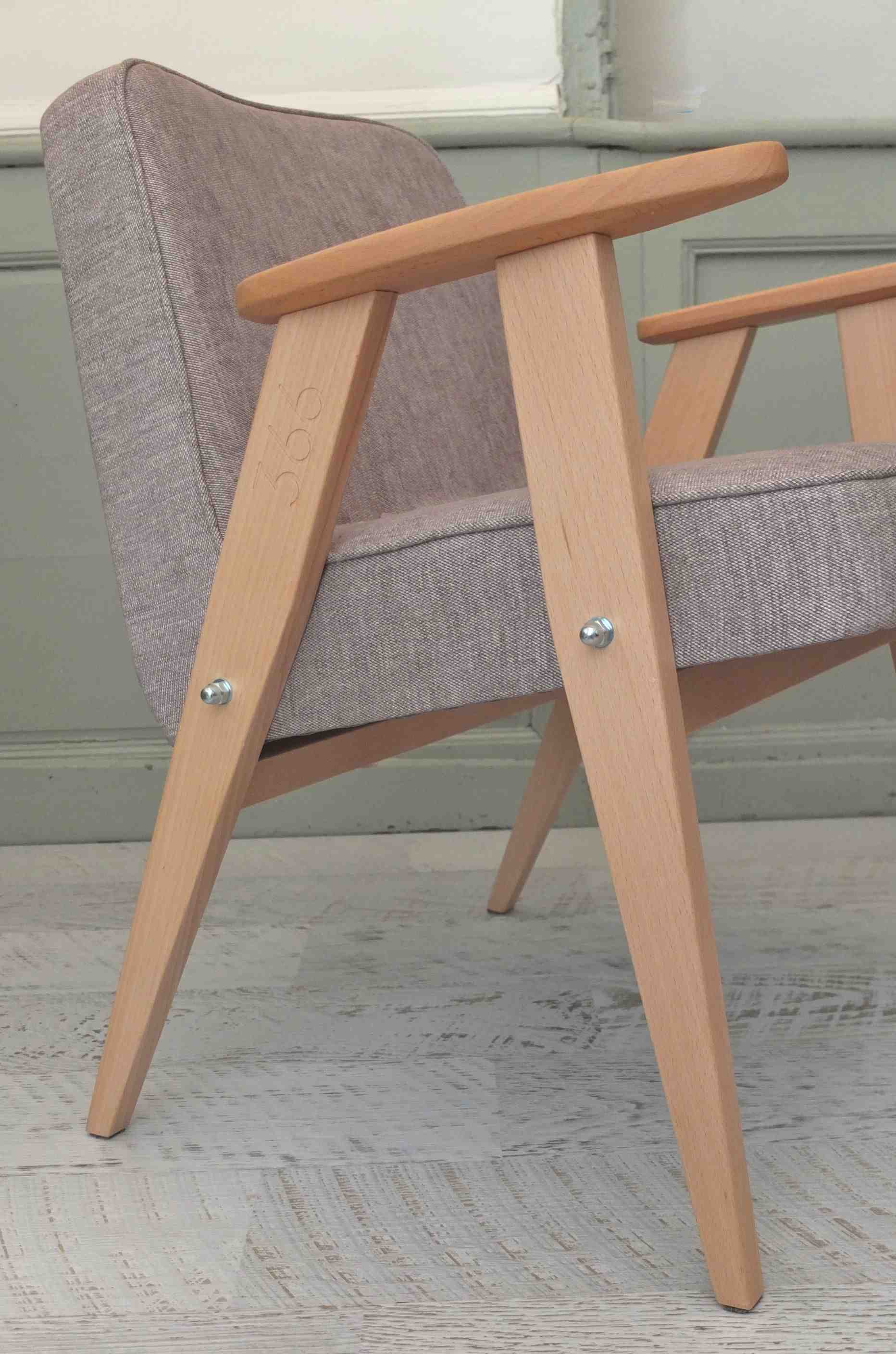 fauteuil 366 Jozef Chierowski 366 concept design polonais slavia vintage 2