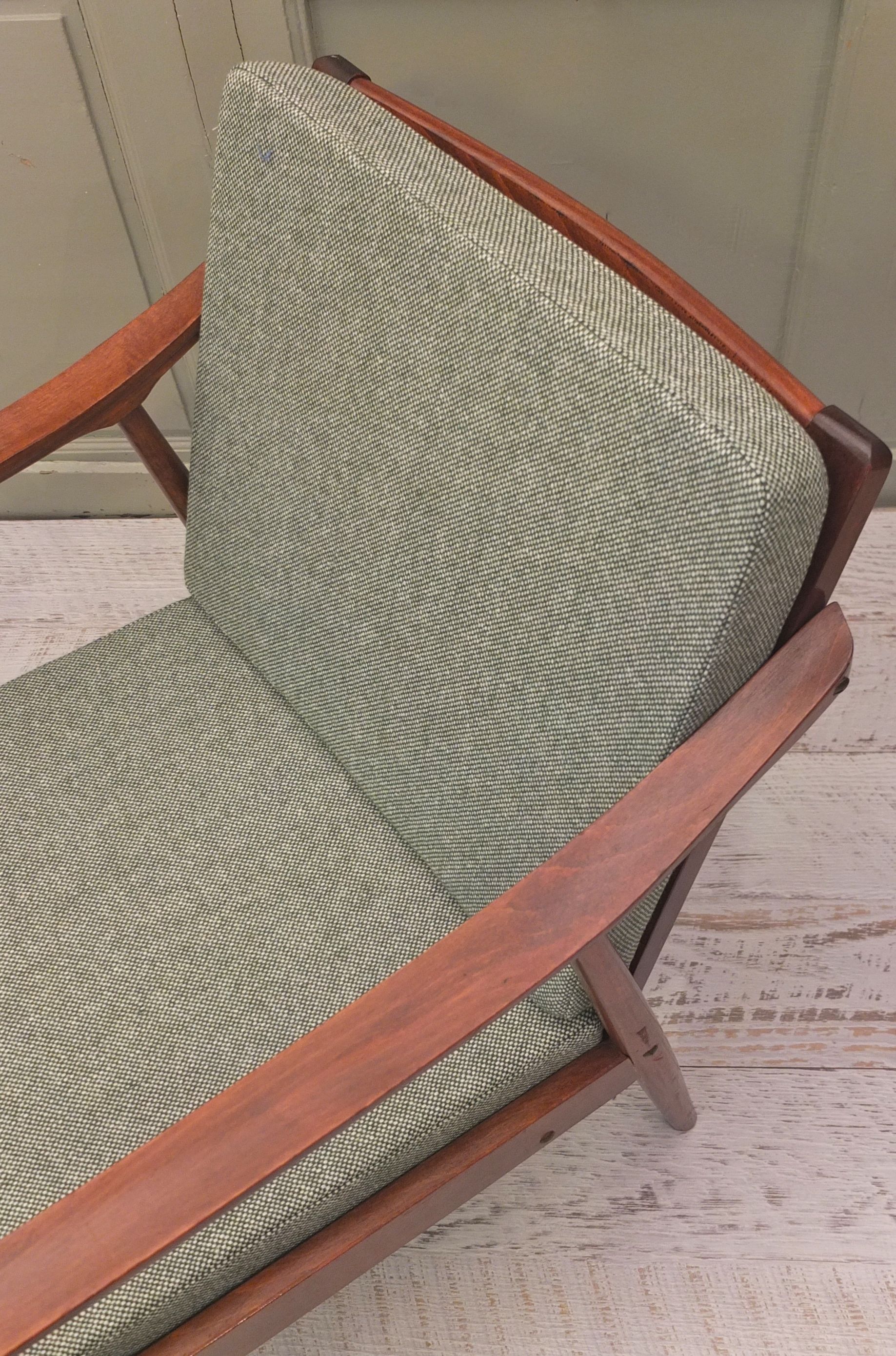fauteuil scandinave vintage "Gotland" annnes 50 slavia vintage 11