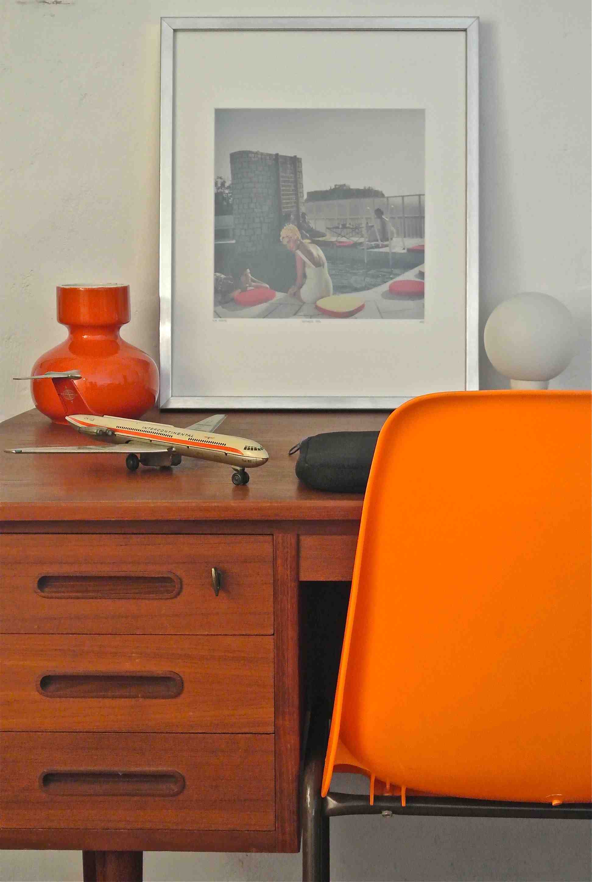 Slavia Vintage bureau de style scandinave des années 60  modèle Playtime