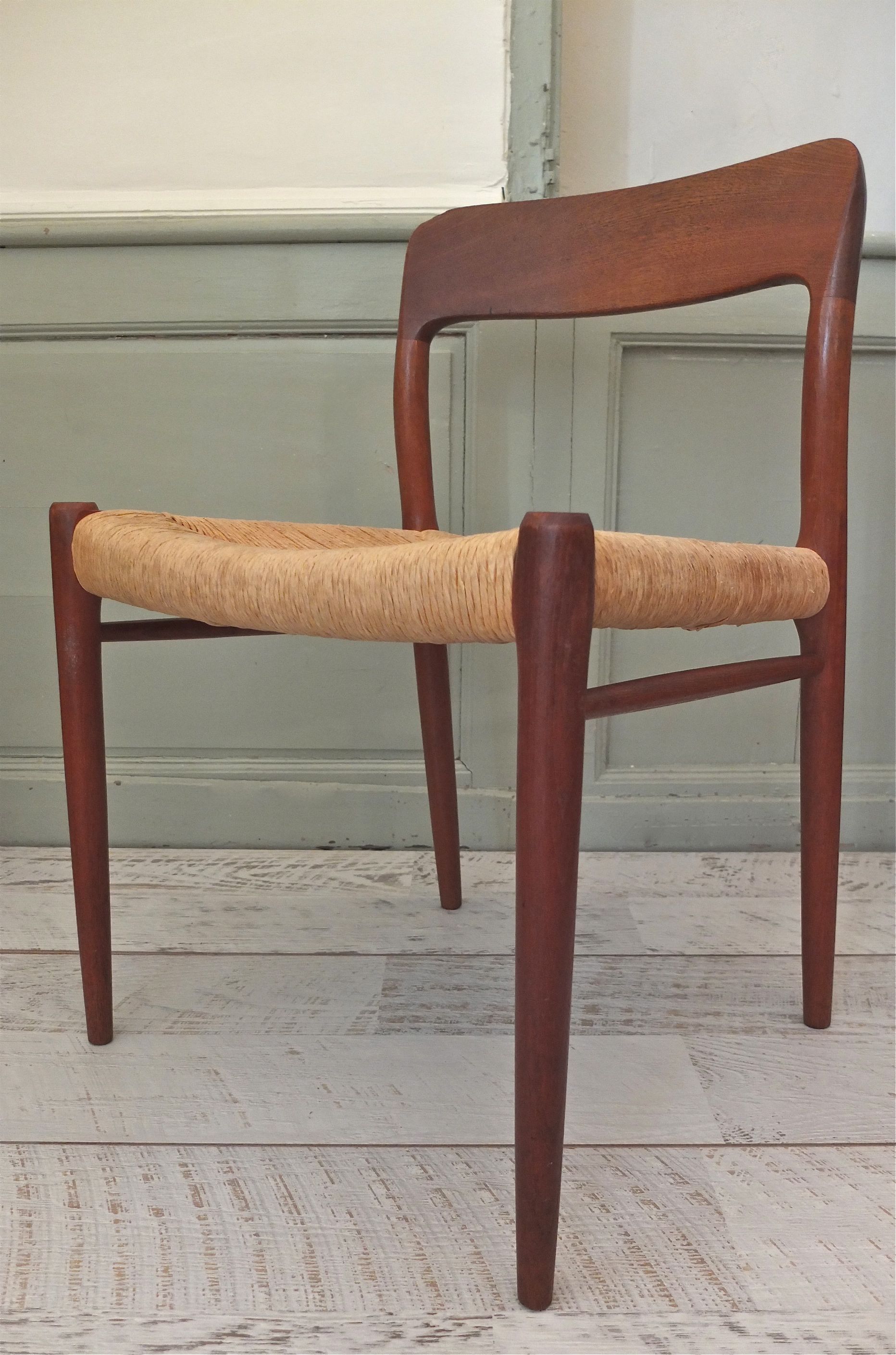 chaise danoise type modele 71 de Niels O Moller "Sonderborg" Slavia Vintage 5