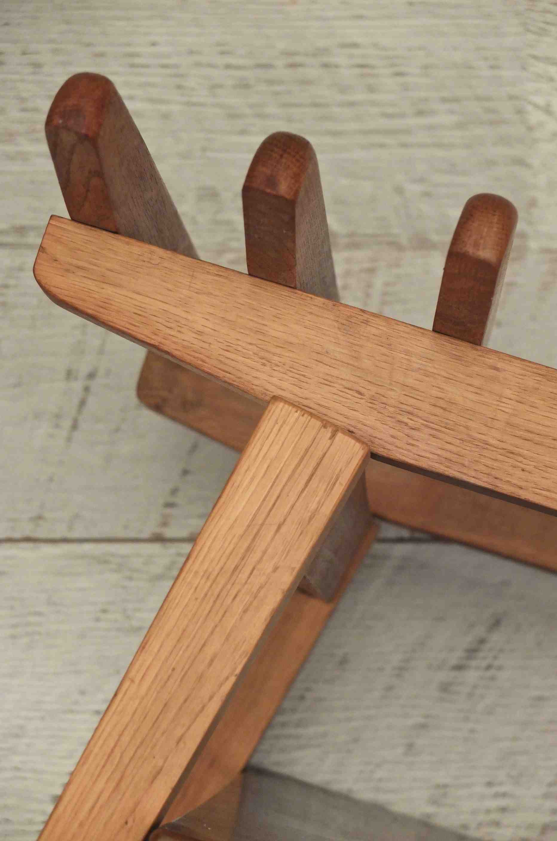 table basse vintage de style scandinave bois natural slavia vintage 8 