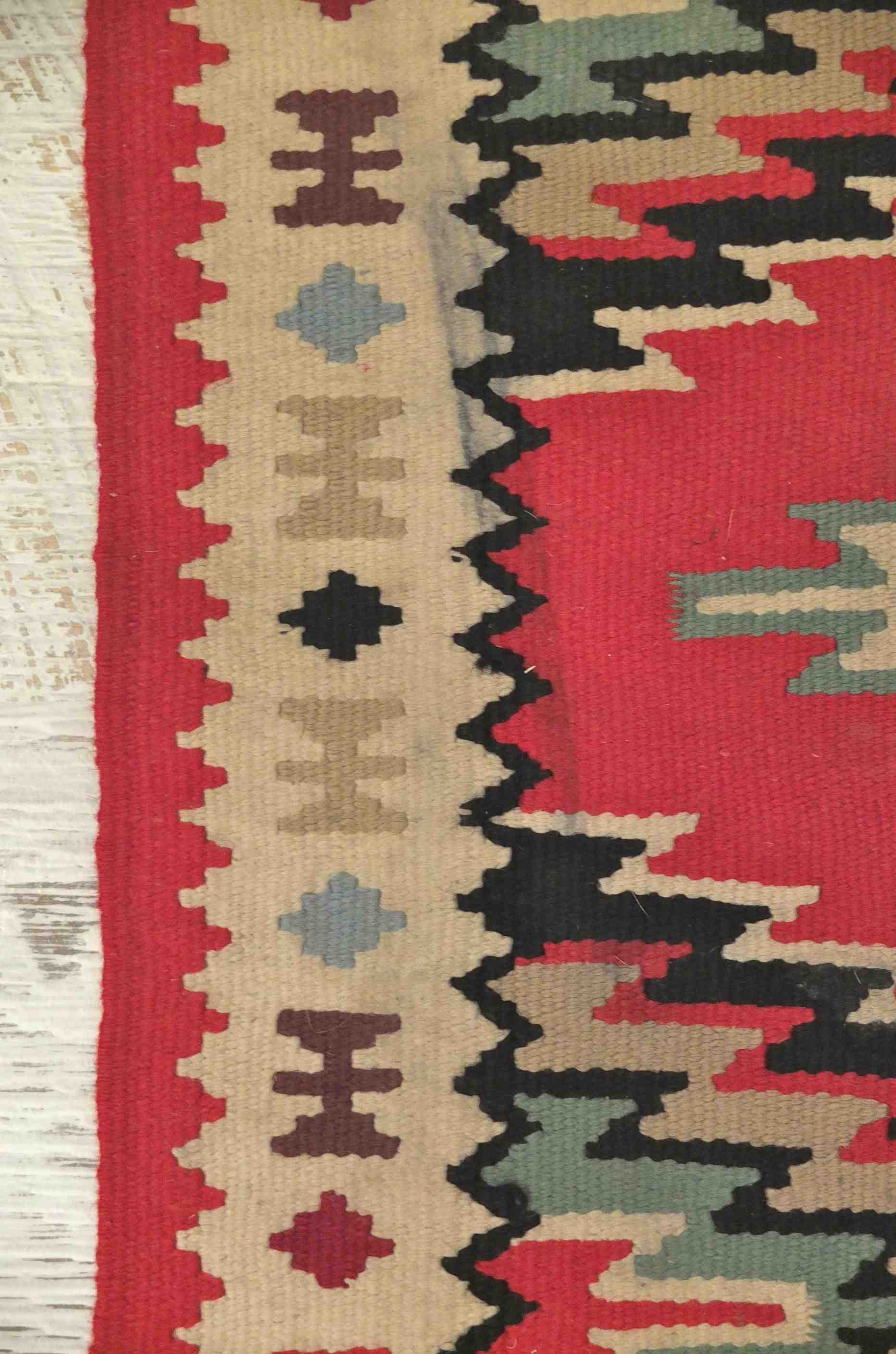 Slavia Vintage tapis des annees 60 aux motifs Navajo "Pocahontas"