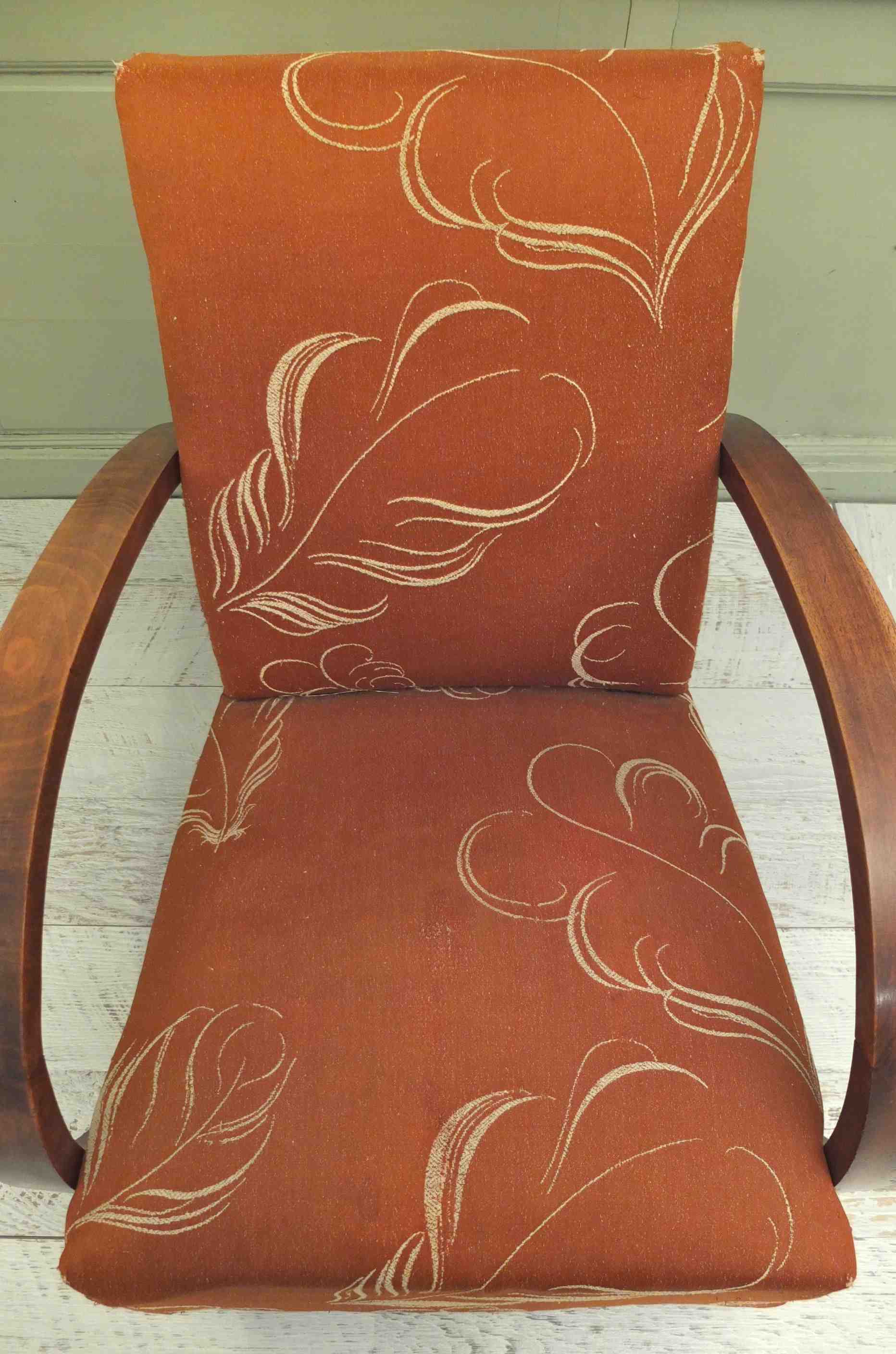 Slavia vintage fauteuil des années 20 modèle "Tamara" vintage copie
