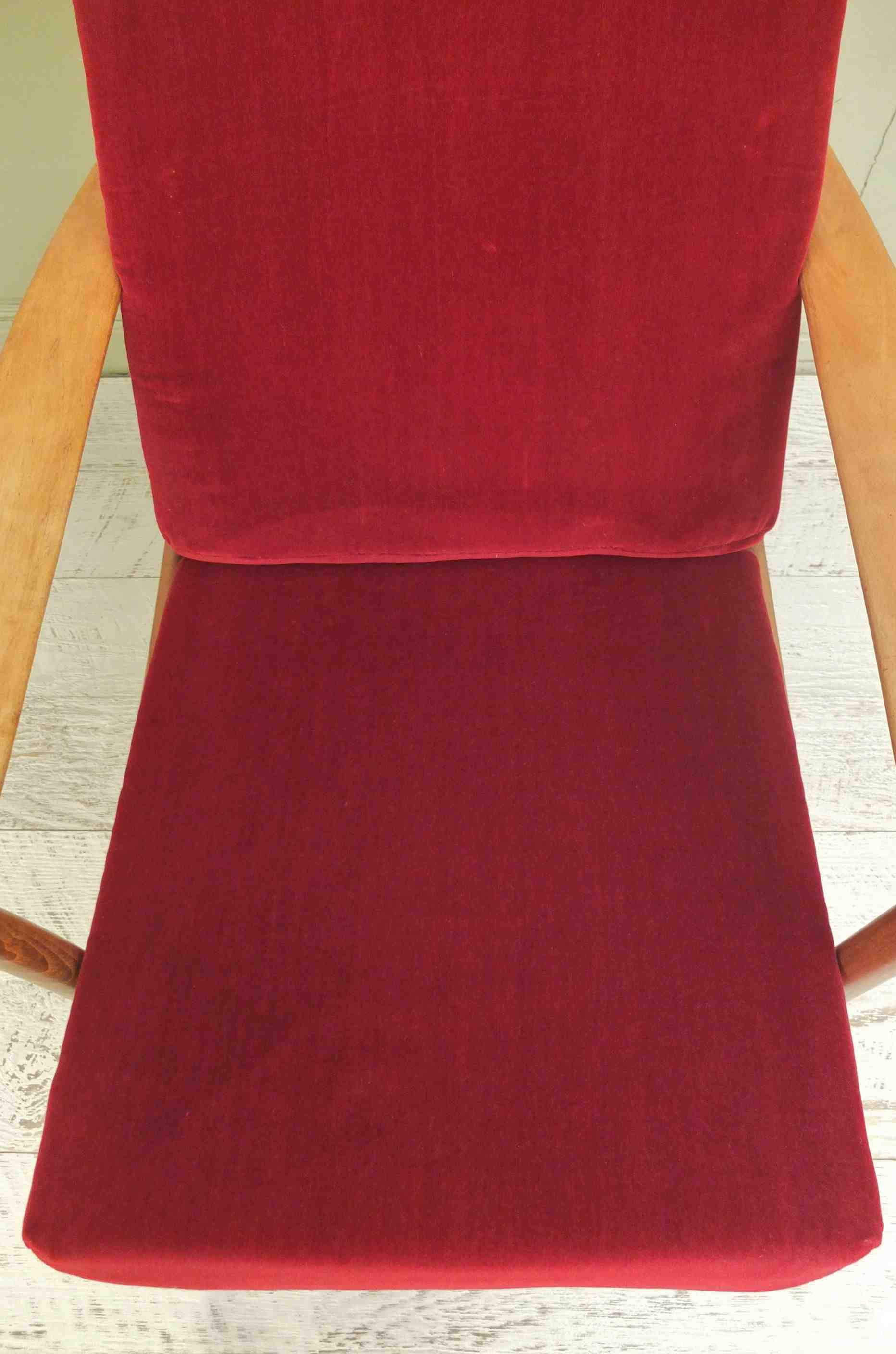 Slavia vintage assise fauteuil des années 50 modèle "Winnipeg"