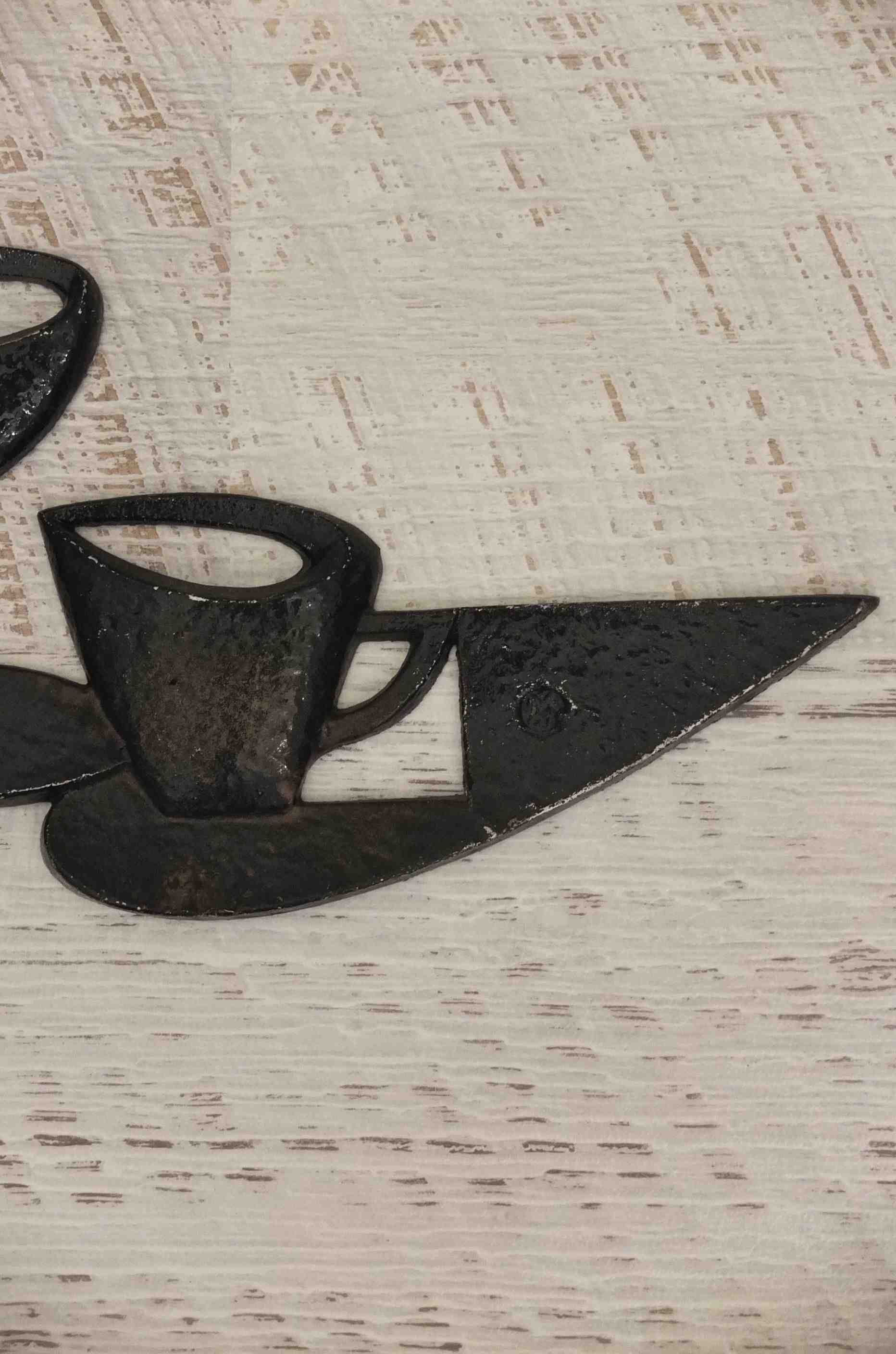 Slavia Vintage plaque murale decorative en fonte des annees 60 vintage narure morte Yalta 