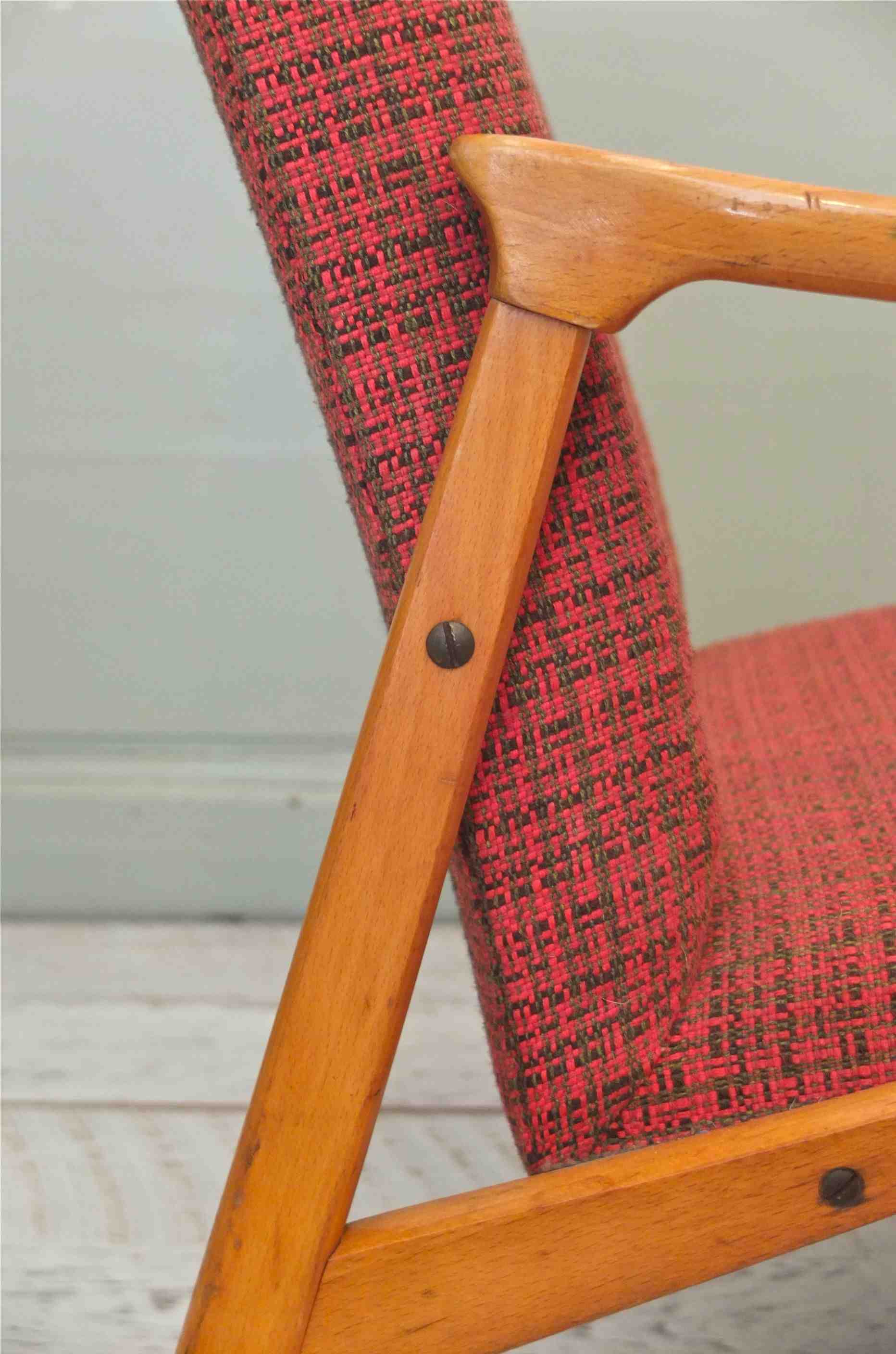 Fauteuil de style scandinave Slavia Vintage "Jutland" 9