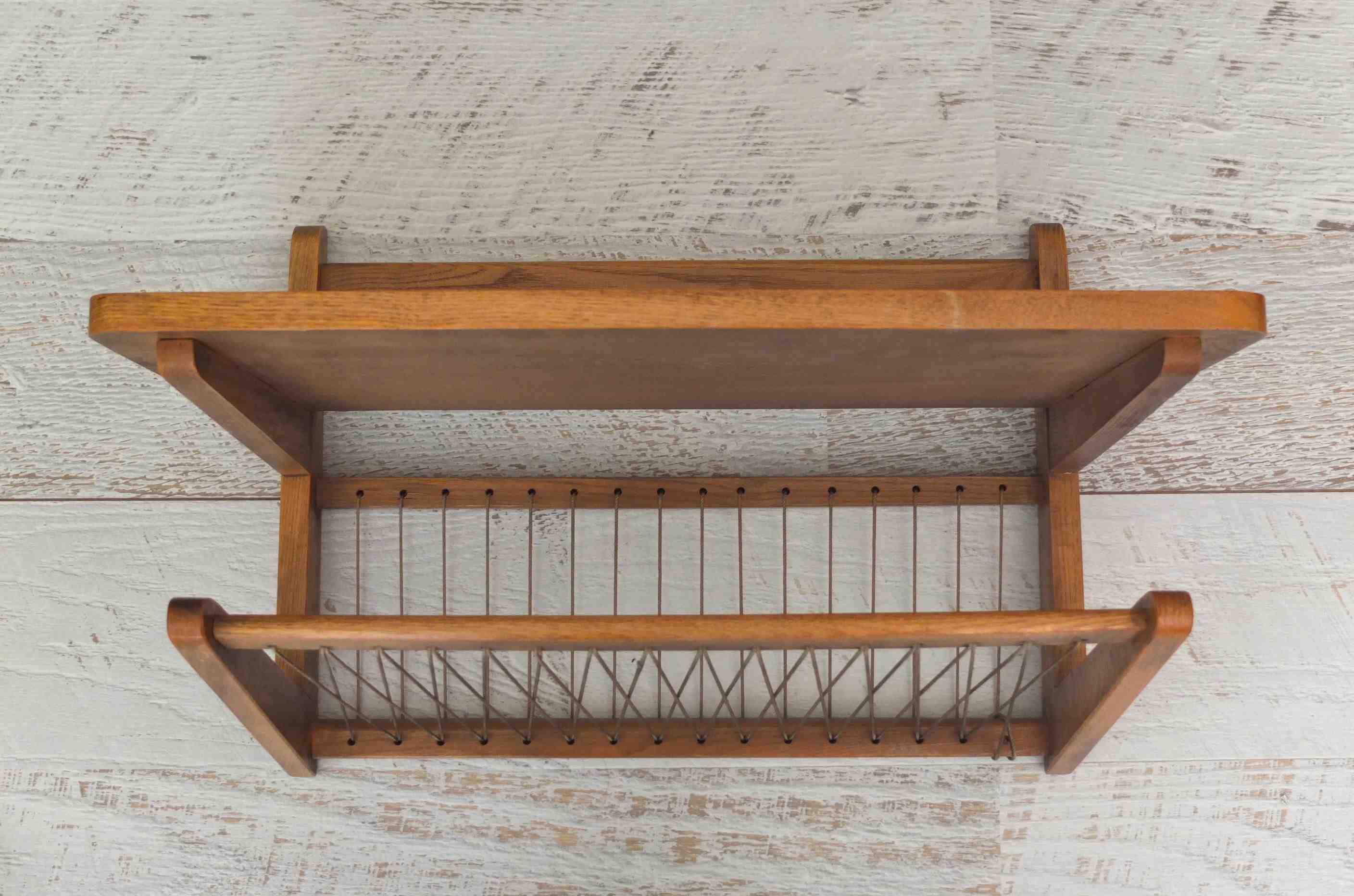 etagere des annees 60 de style mid-century angular "angular" slavia vintage 