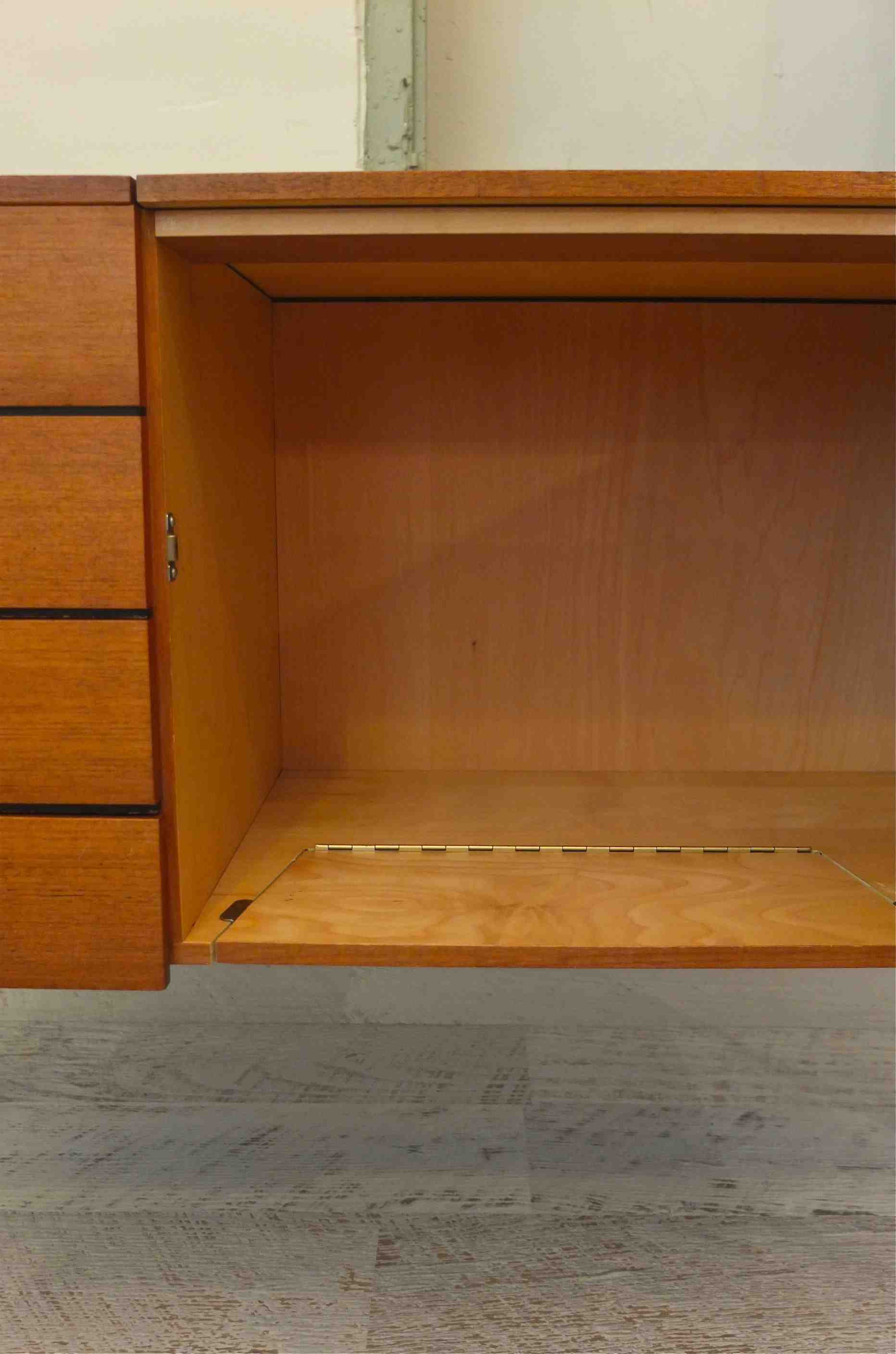 Slavia Vintage commode des années 60 piètement métal noir "Echec et mat" photo 7