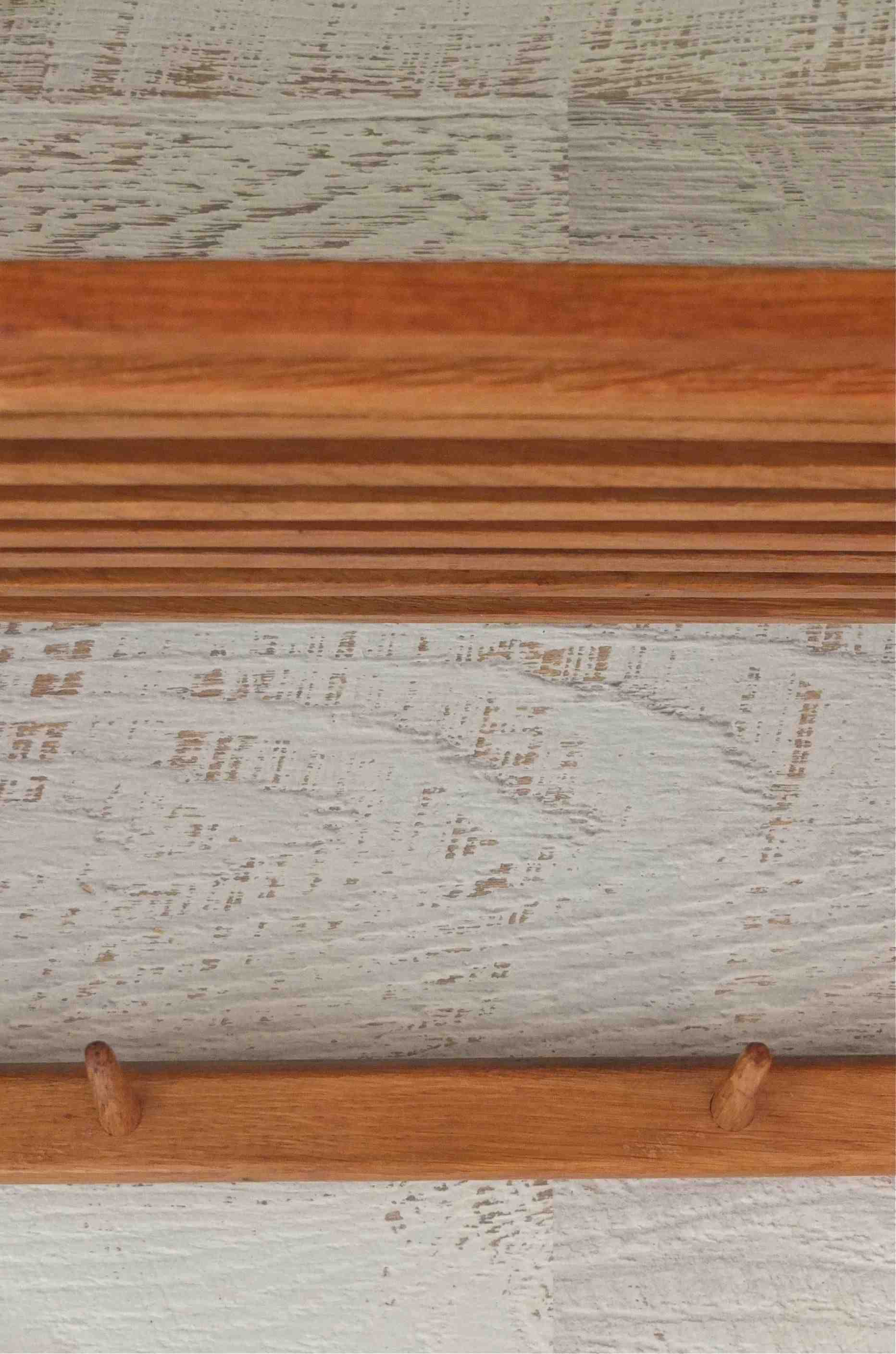 Slavia Vintage crochets porte-manteaux en bois des années 60 "Kaaba"