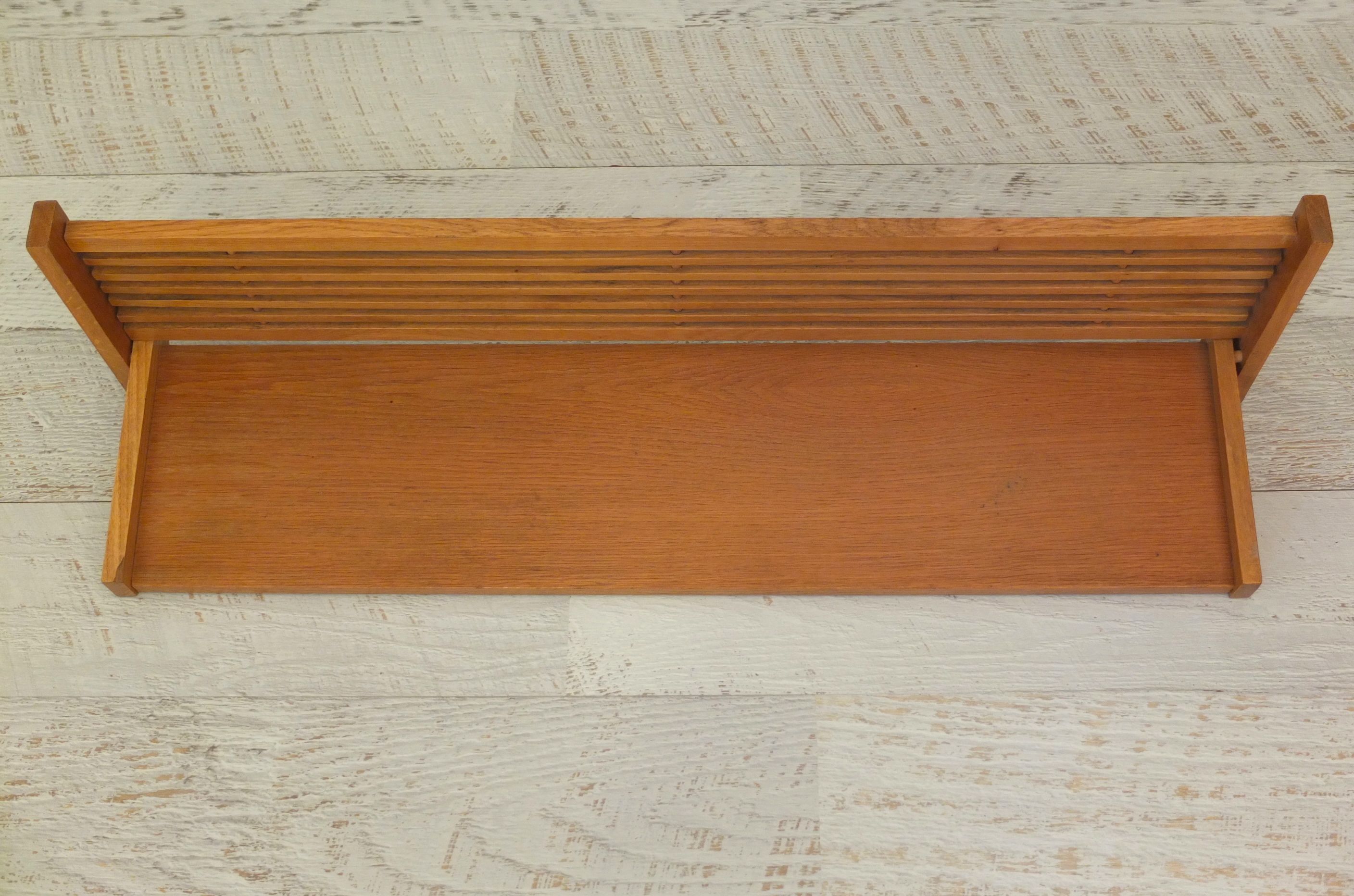 etagere vintage en bois  annees 60 Slavia vintage
