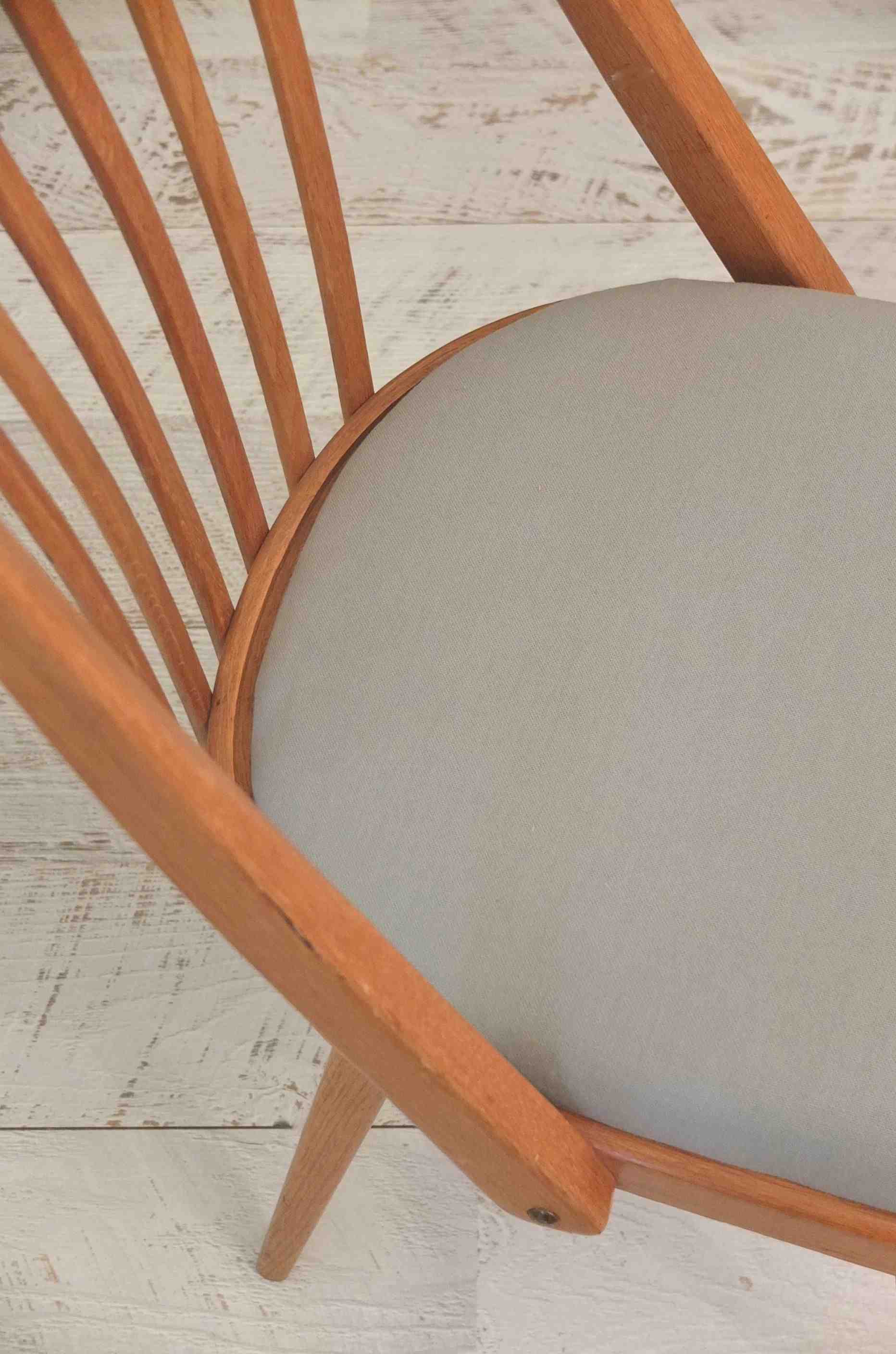 chaise de style scandinave Ton "Baltique" slavia vintage 14