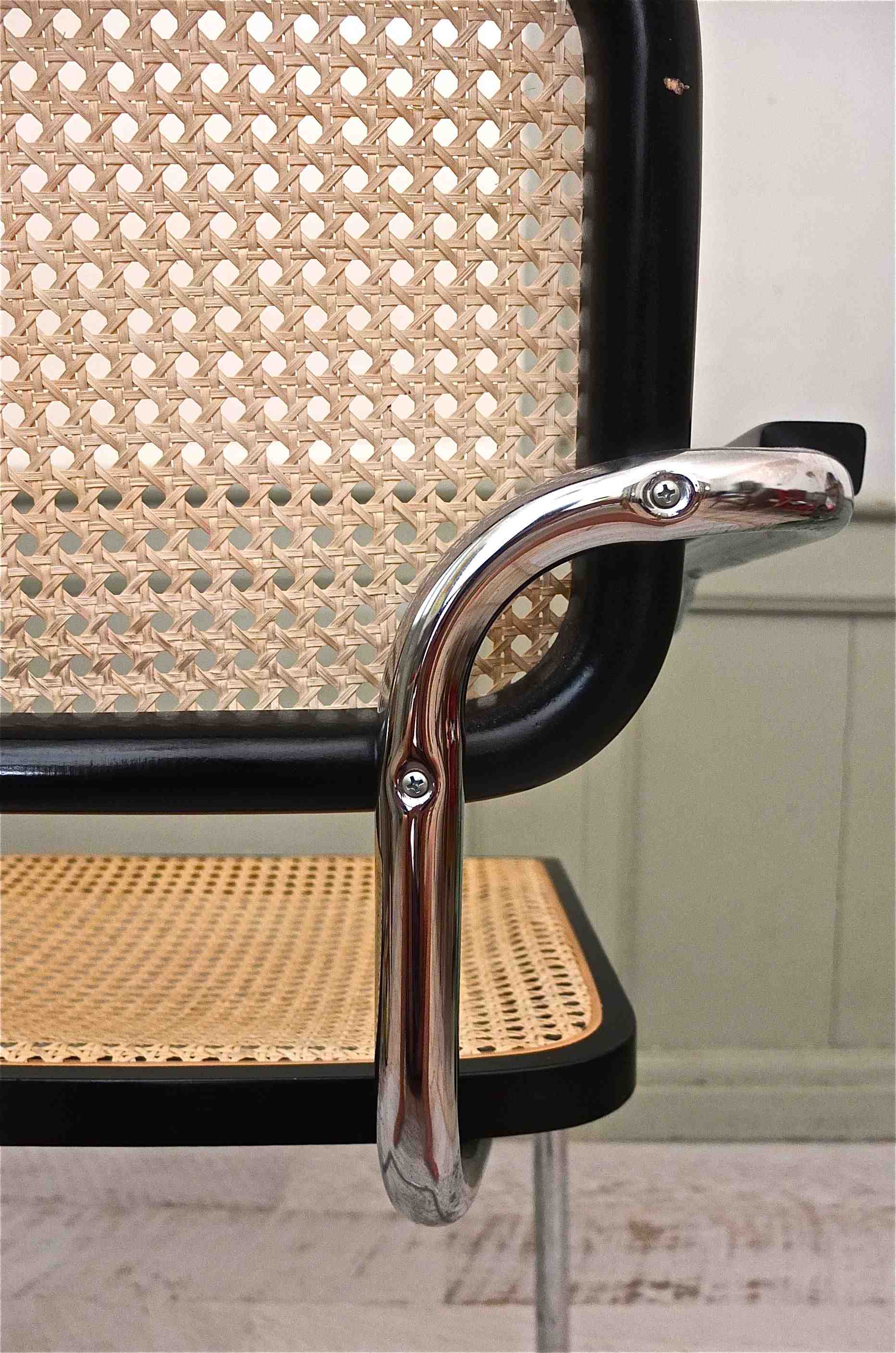 Slavia vintage chaise Cesca B64  modèle Weimar
