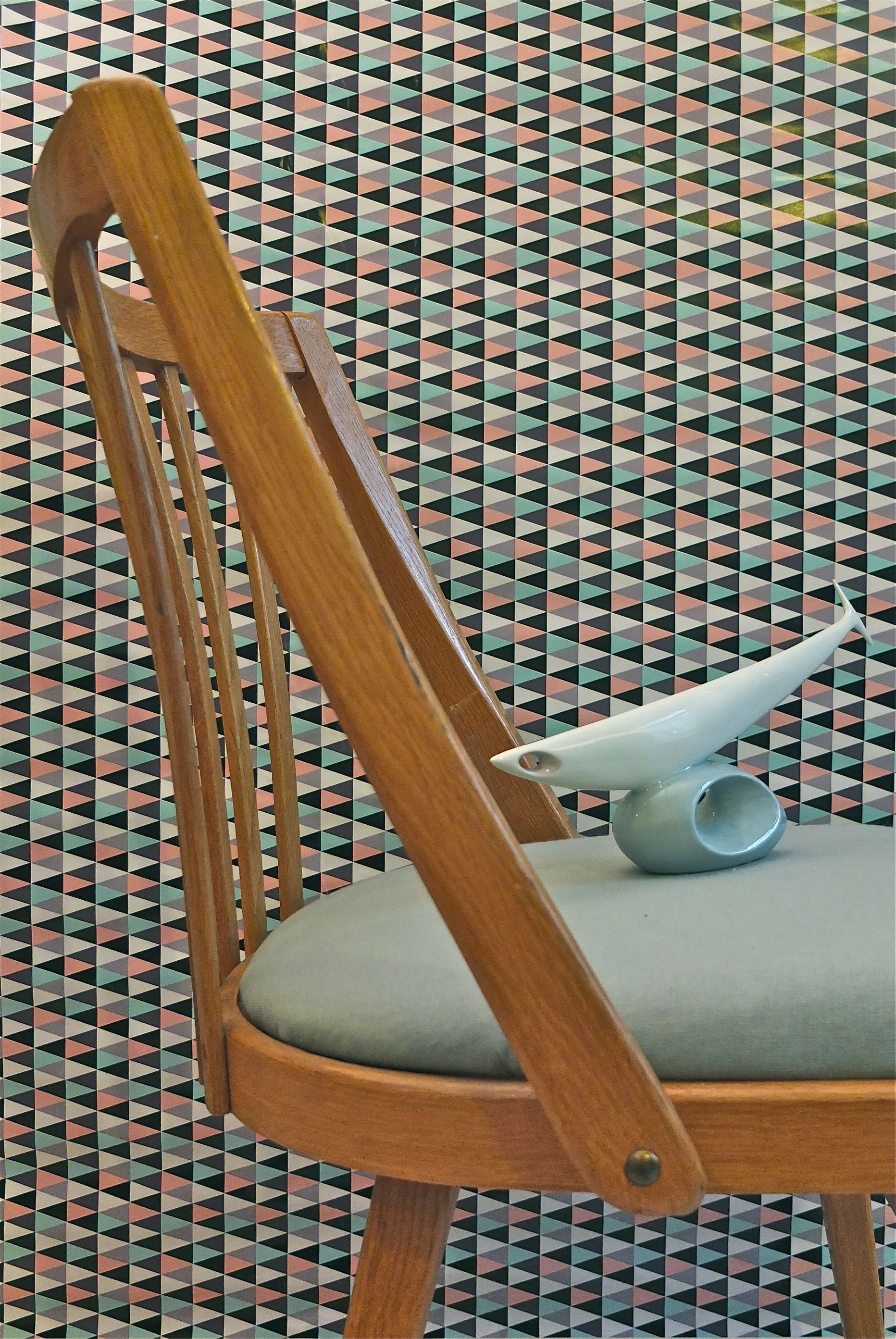 chaise Ton en bois vintage "Baltique" slavia vintage