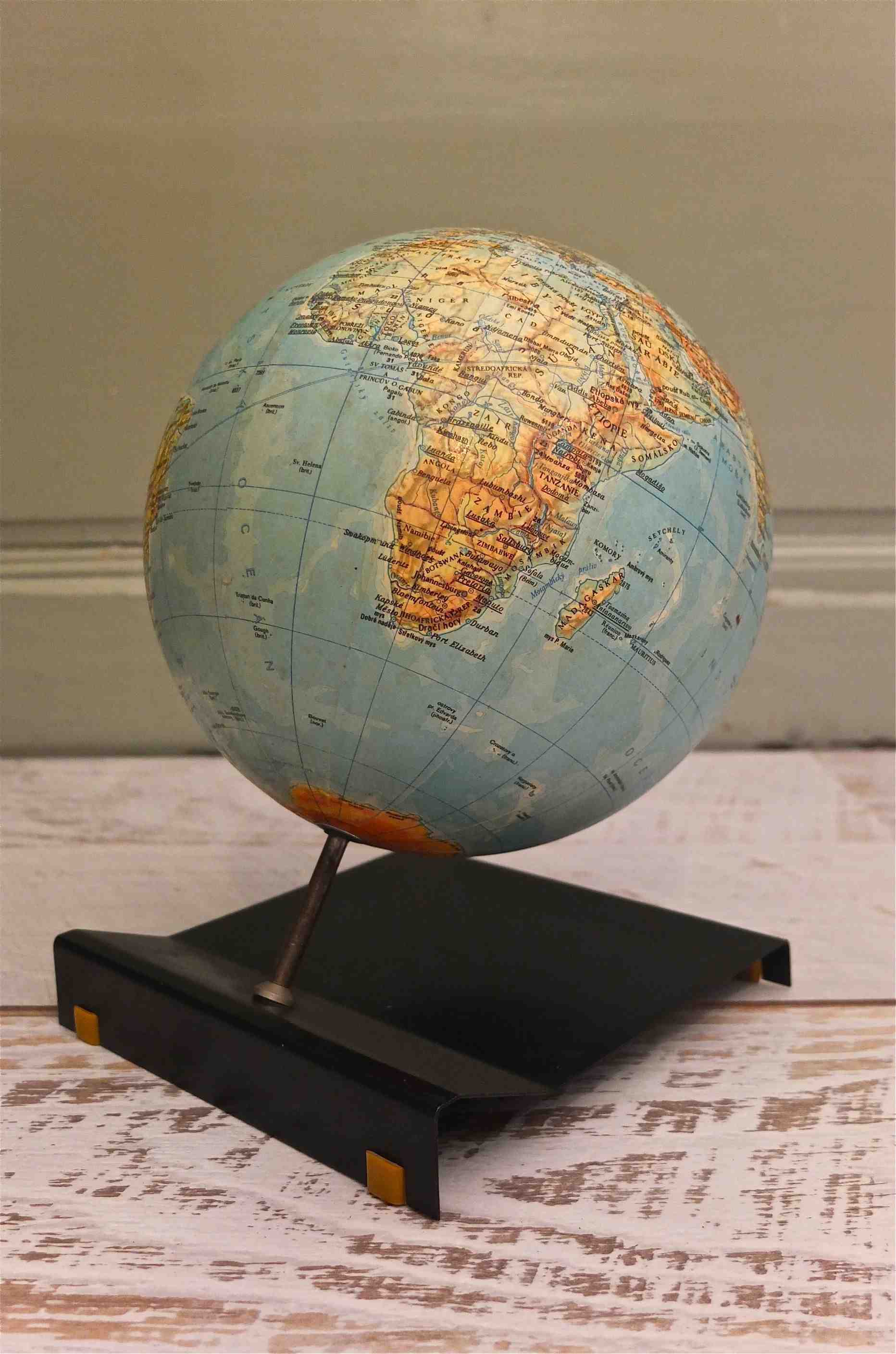 globe terrestre vintage tcheque novy svet slavia vintage 7