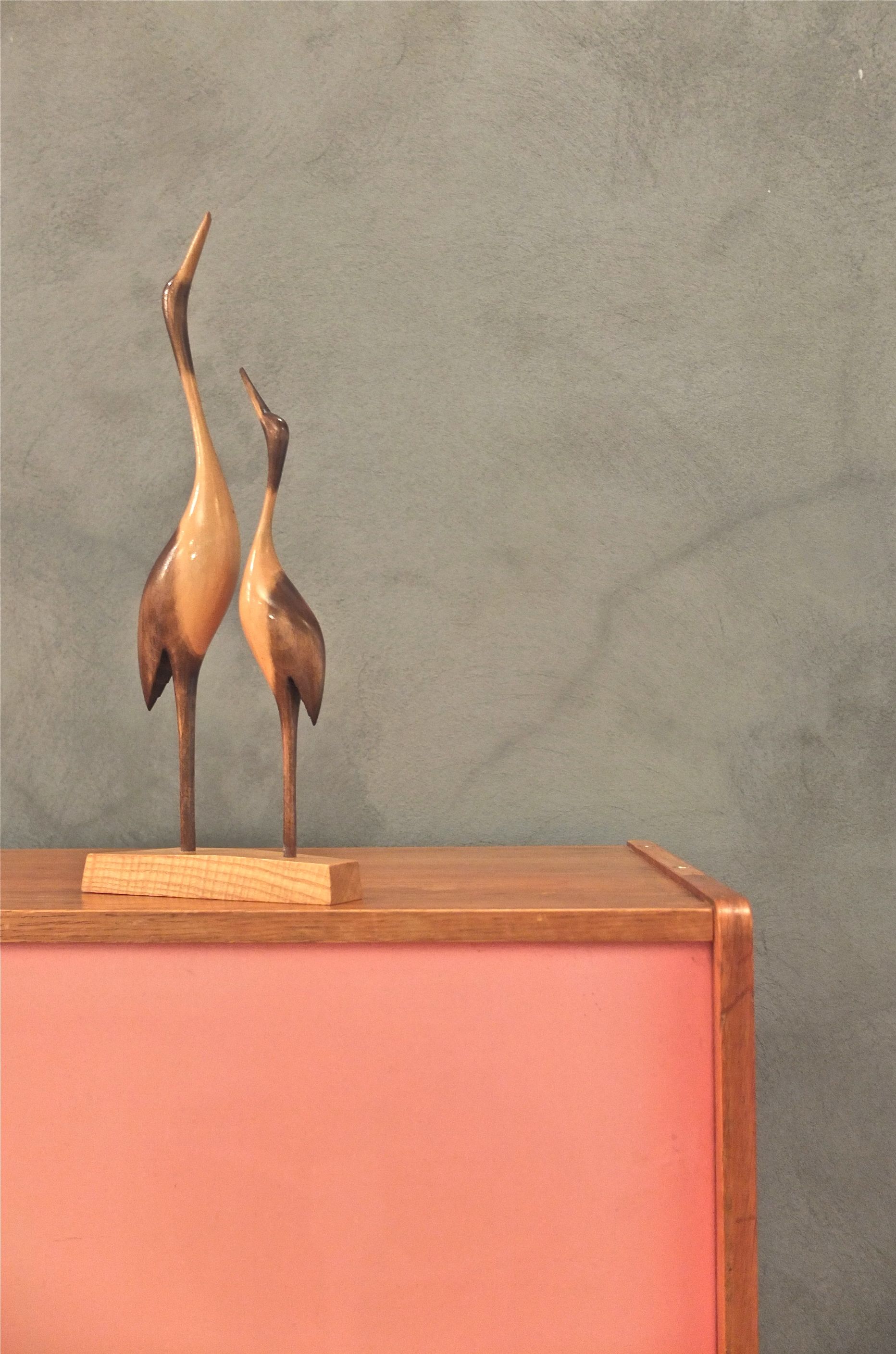 figurine_vintage_bois_annees 60_heron_slavia-vintage