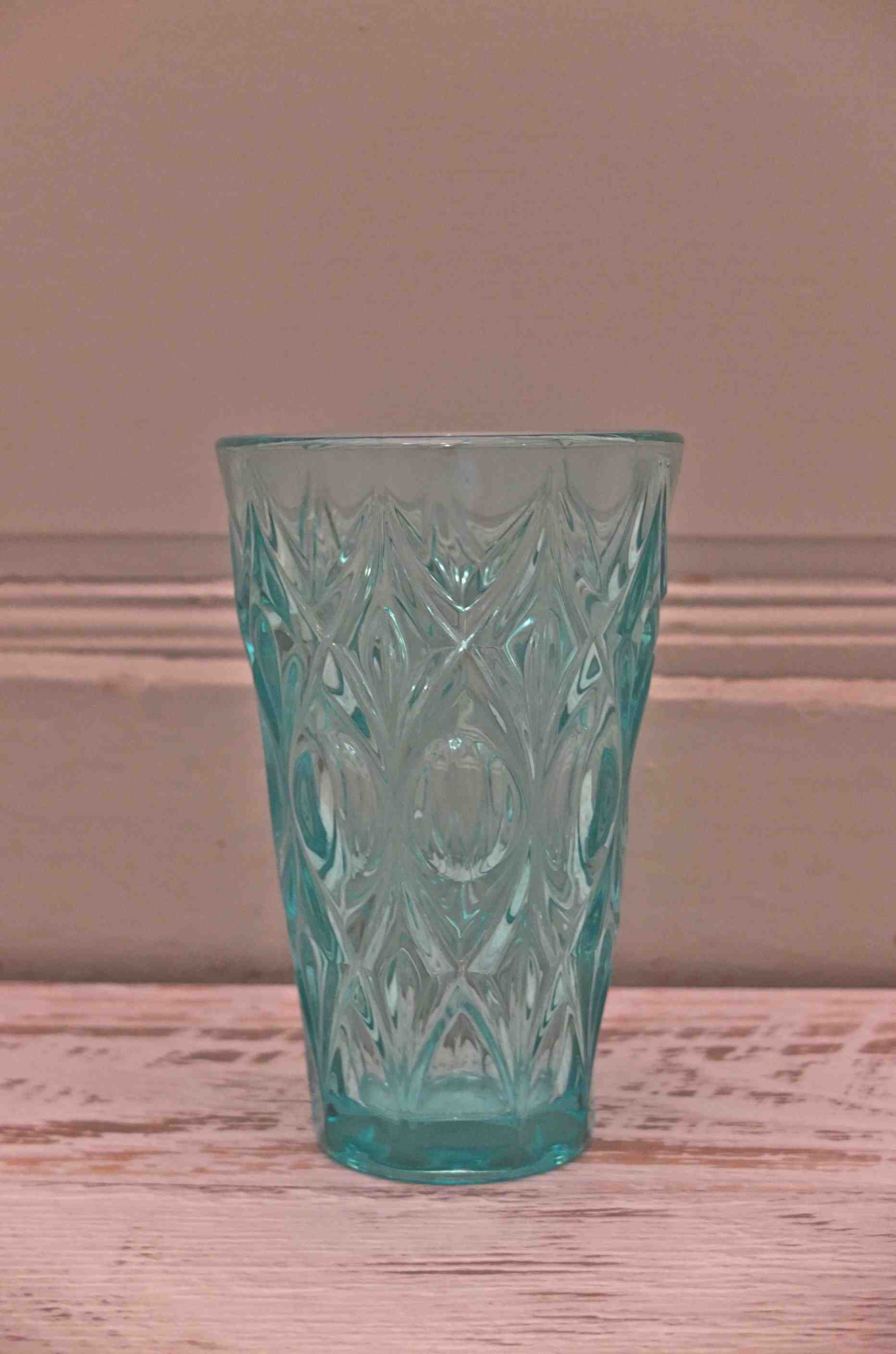 vase en verre tcheque annees 60 vert vintage "tourmaline" slavia vintage