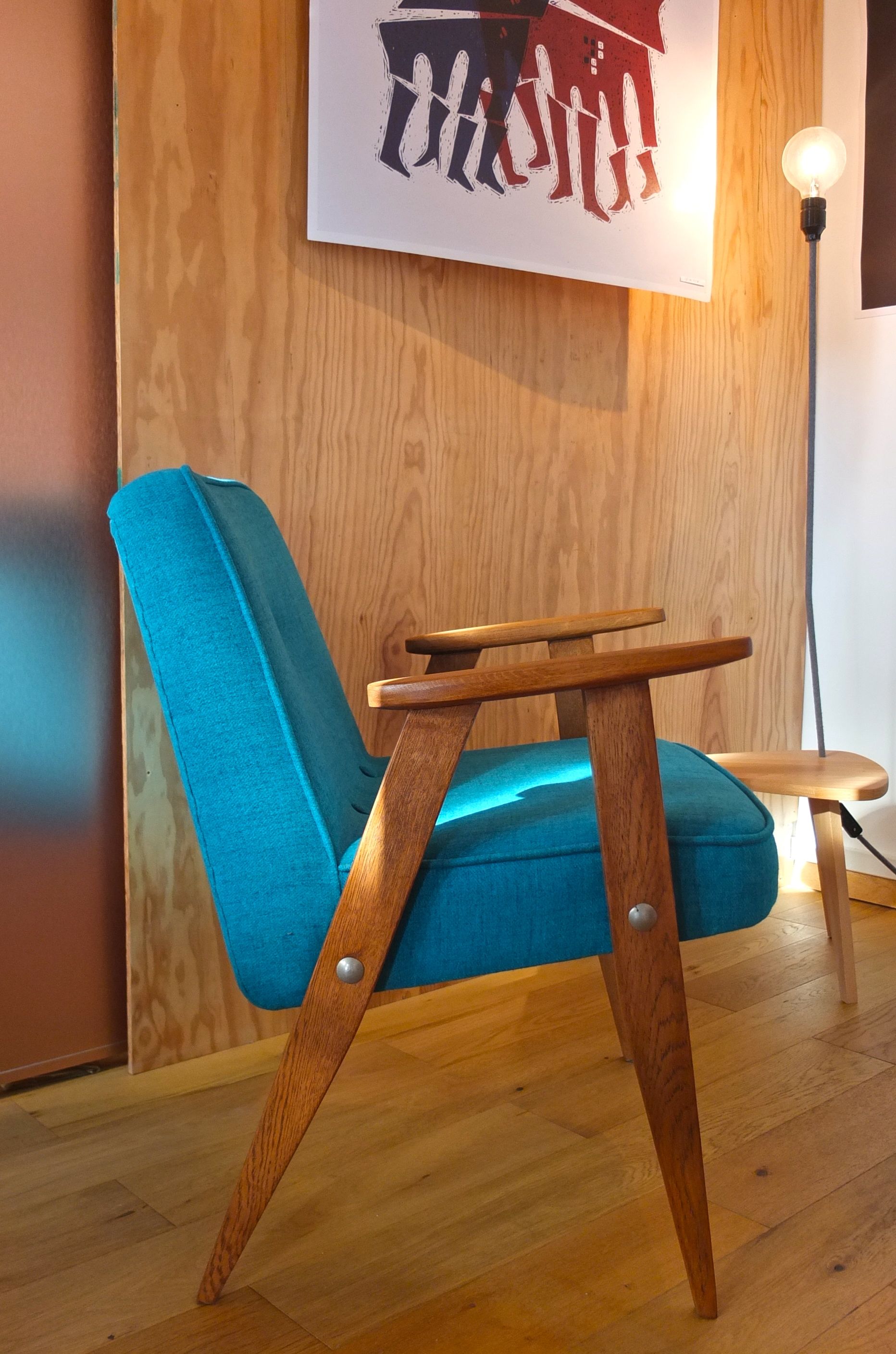 fauteuil 366_jozef chierowski_fauteuil polonais vintage_slavia vintage