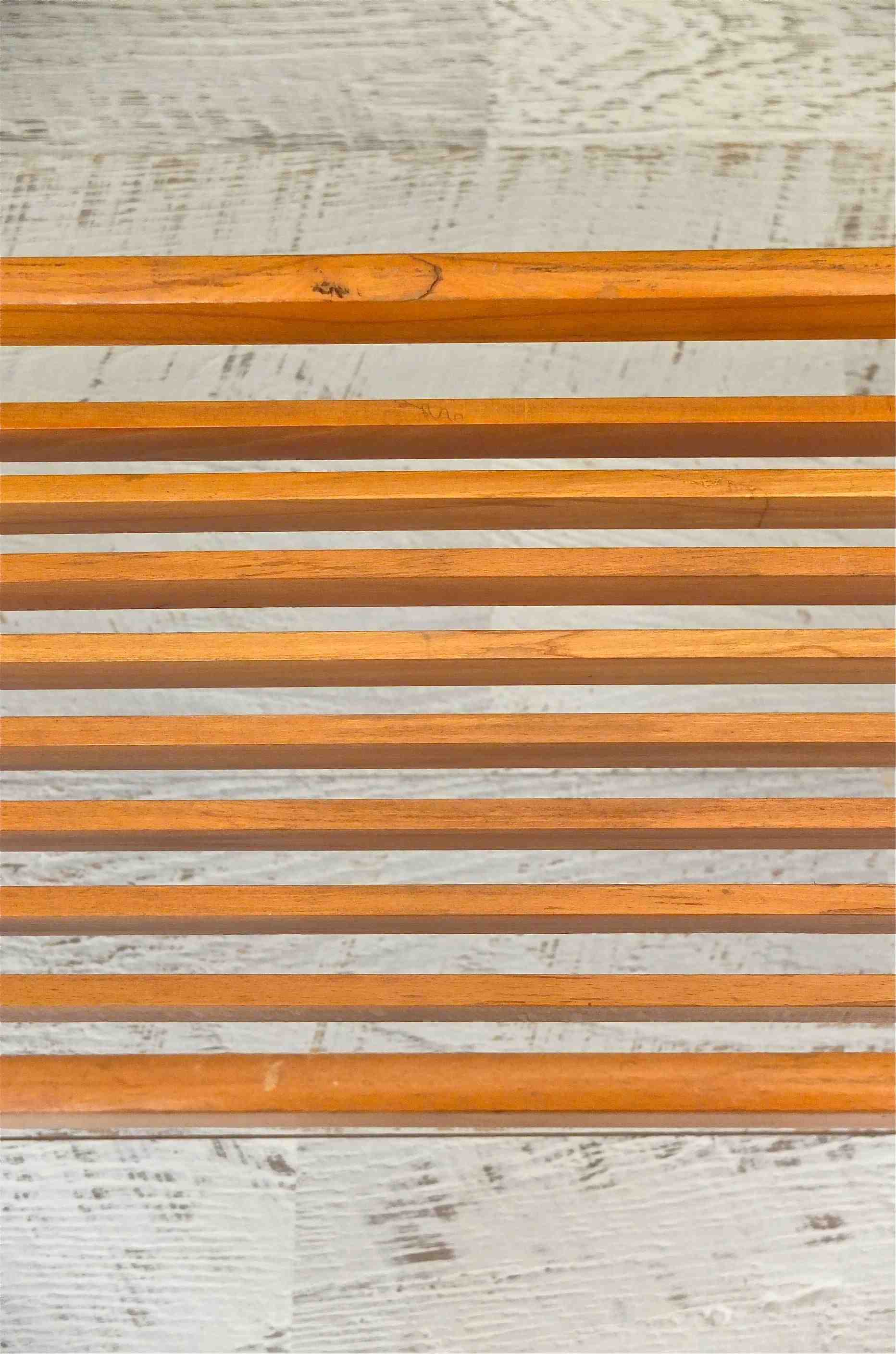 Slavia vintage détail meuble Megève en bois des années 60