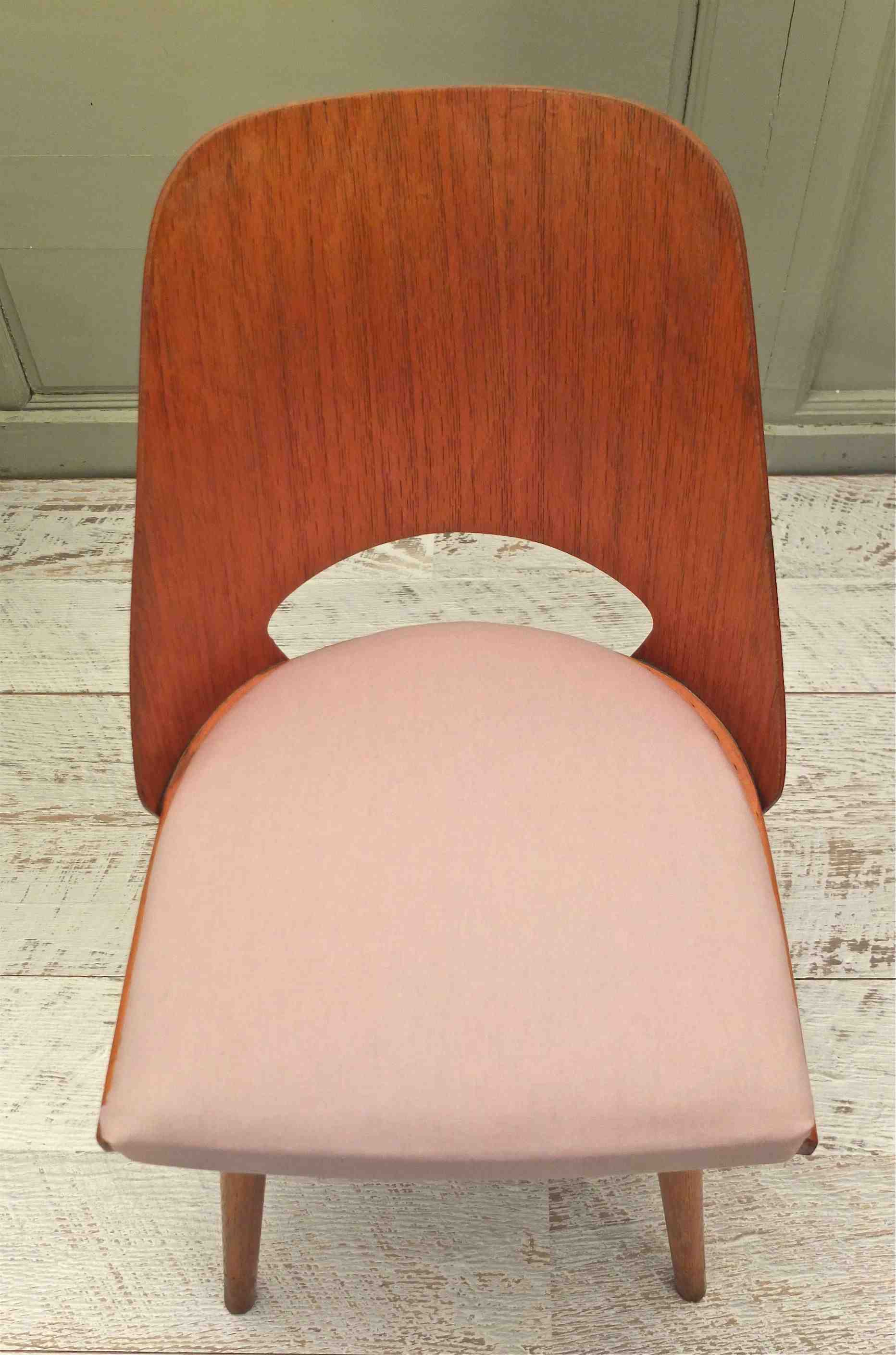 chaise en bois courbe annees 60 vintage "Bentwood2" Slavia vintage 2