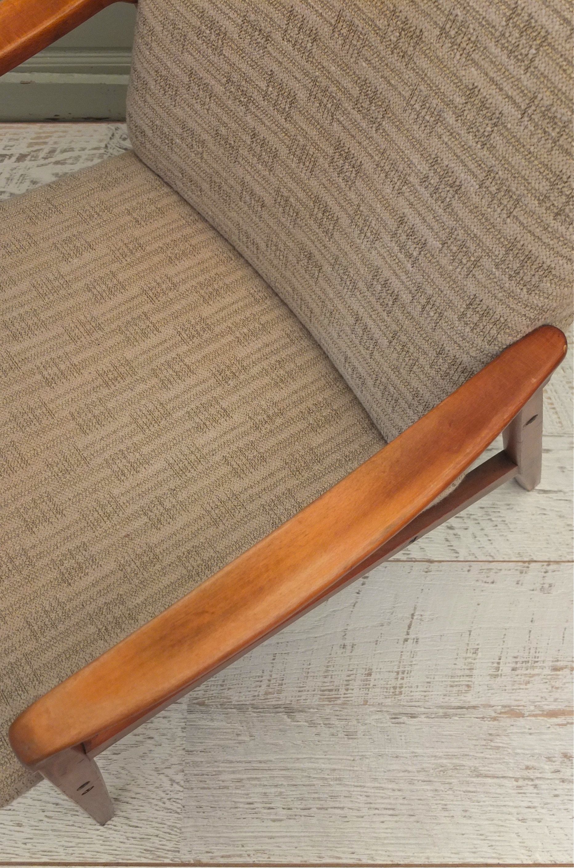 Slavia Vintage fauteuil de style scandinave vintage accoudoir modèle Borgen
