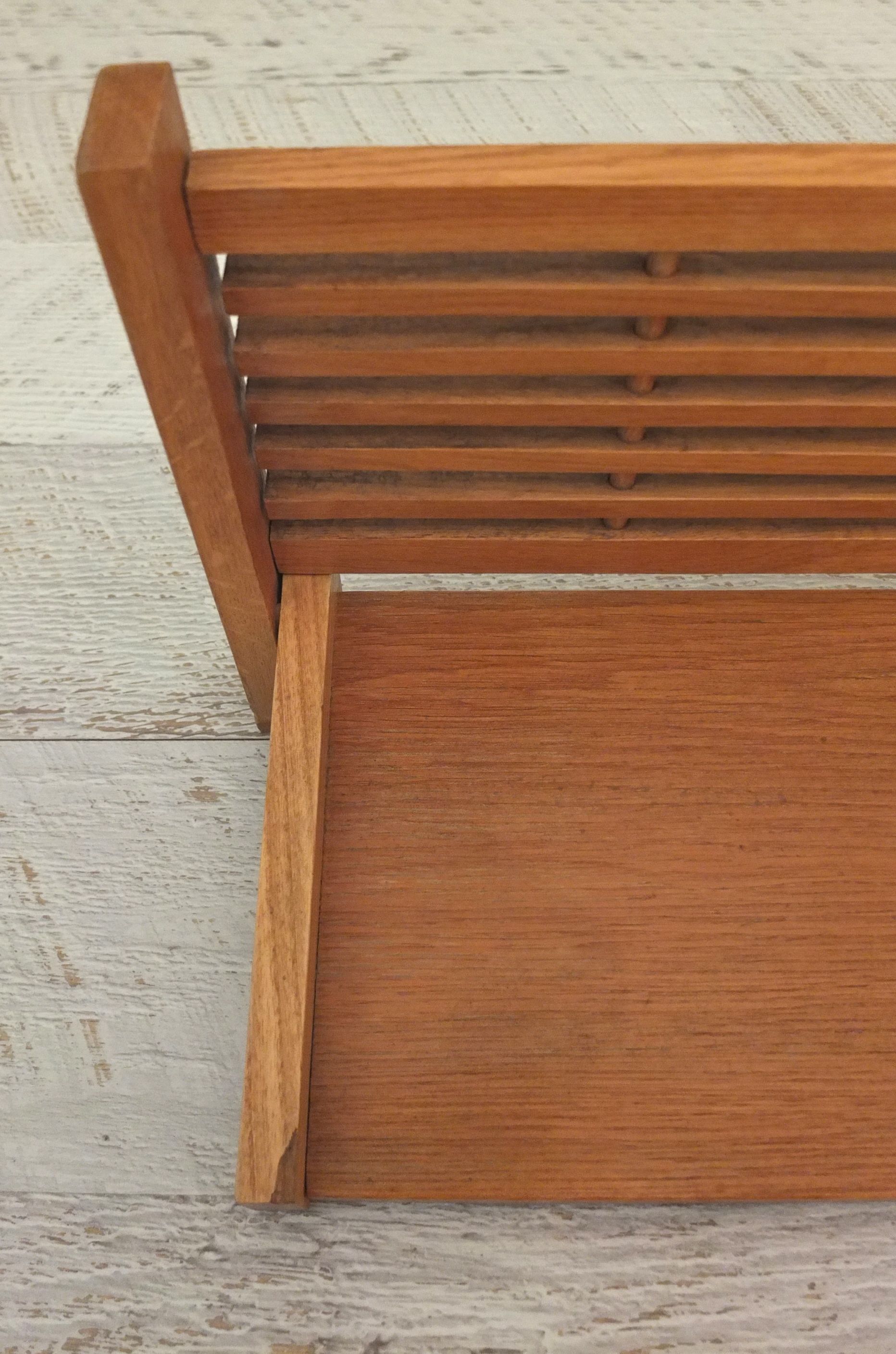 etagere vintage en bois  annees 60 Slavia vintage 2