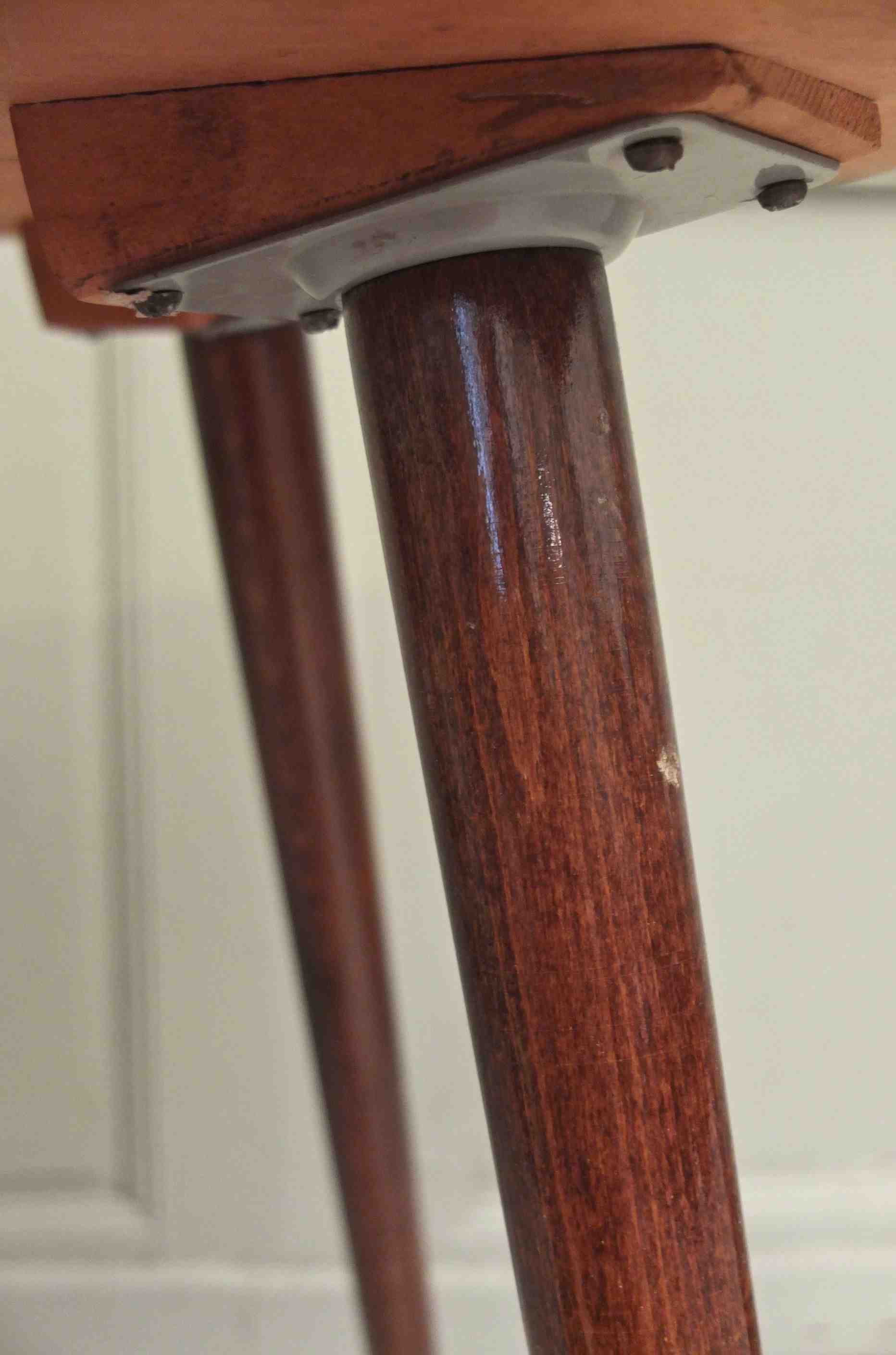 Slavia vintage zoom pied en bois modèle vintage des années 60 "Blue Lagoon"