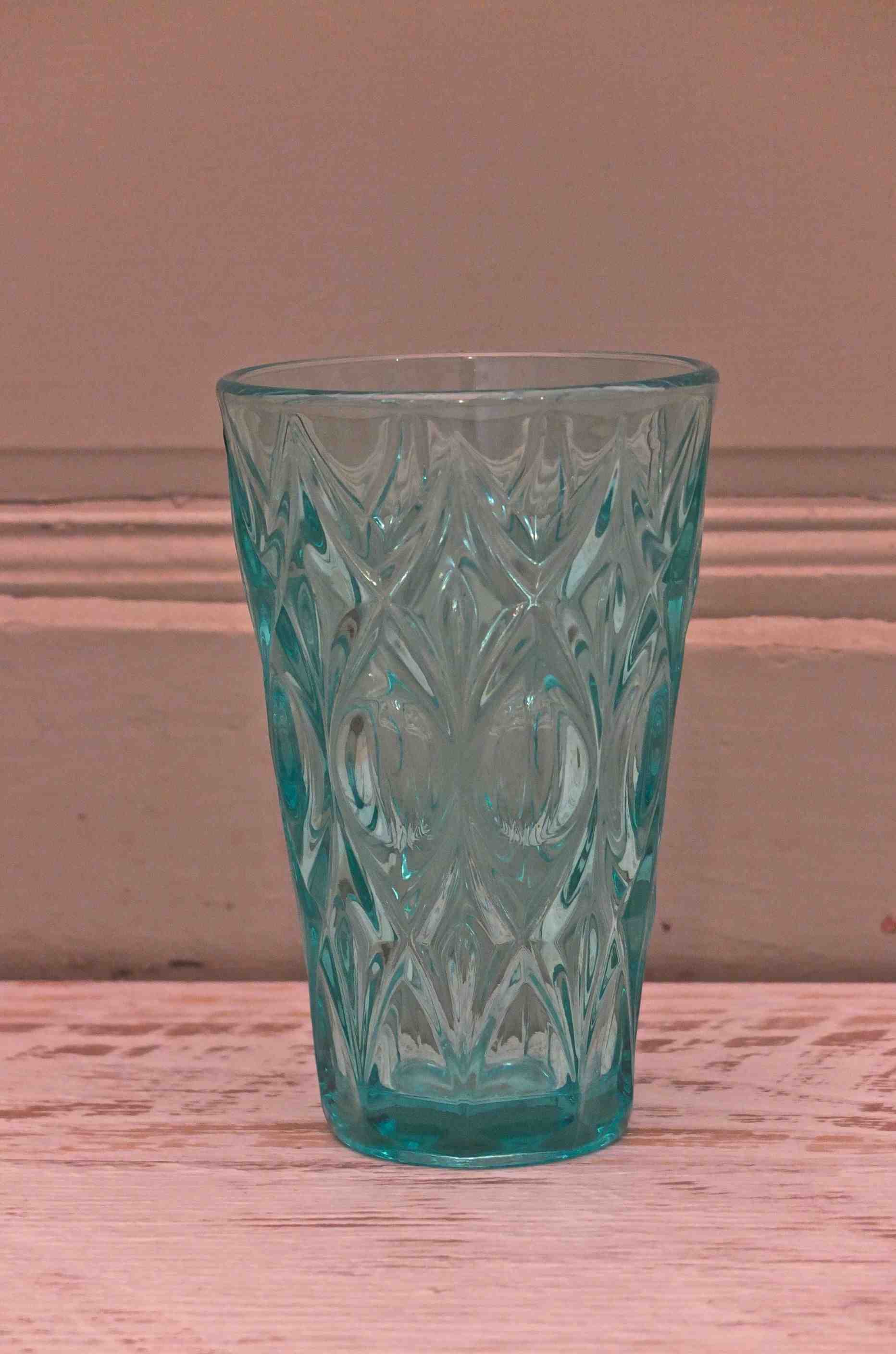 vase en verre tcheque annees 60 vert vintage "tourmaline" slavia vintage 4