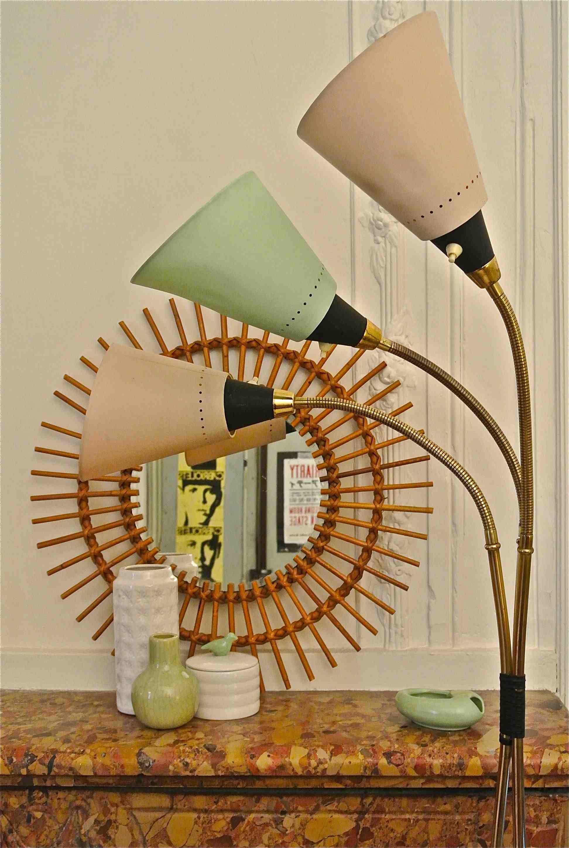 Slavia vintage lampe Hong-Kong