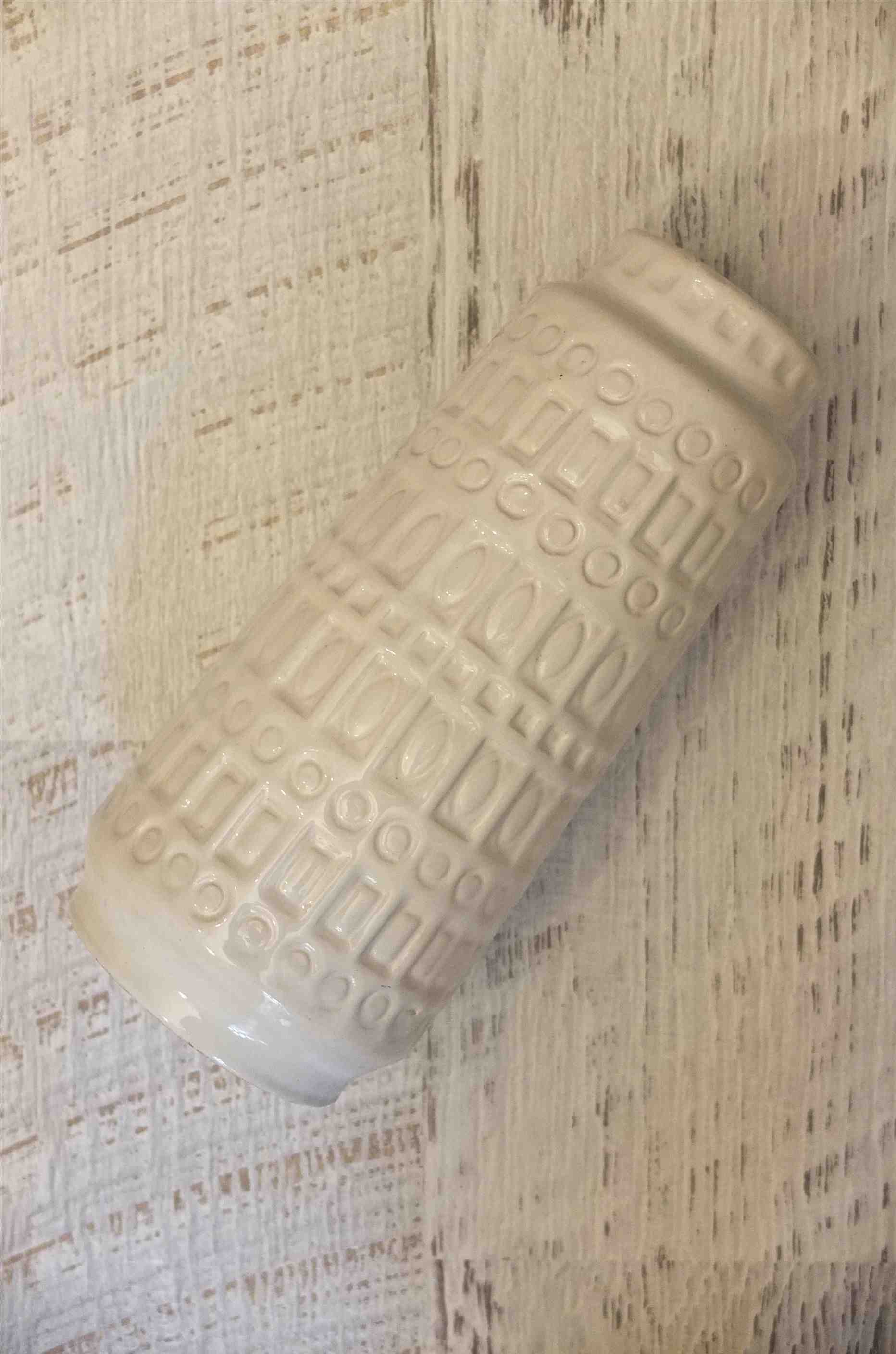 Slavia Vintage céramique allemande West Germany des annees 70 "Munich" vase blanc vintage