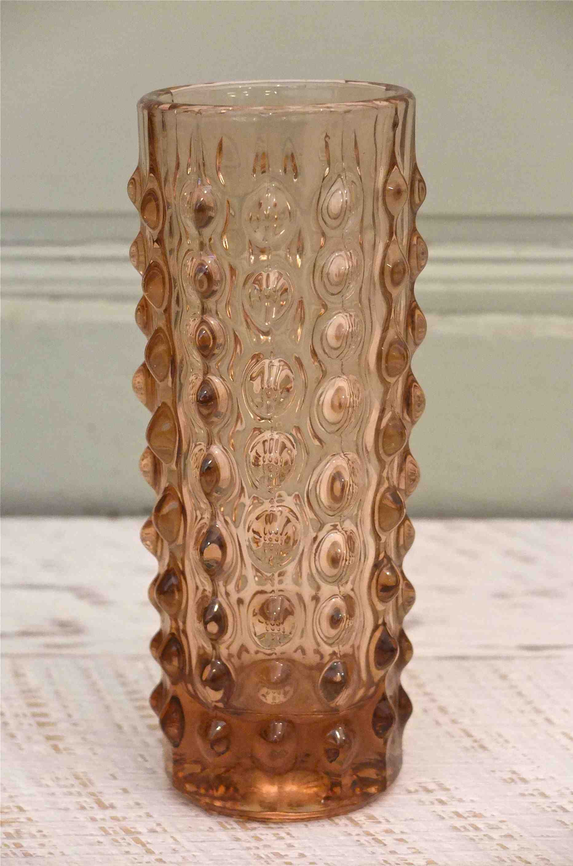 vase en verre tchécoslovaque de style Bruxelles 58 Slavia Vintage 1 "Octopus"