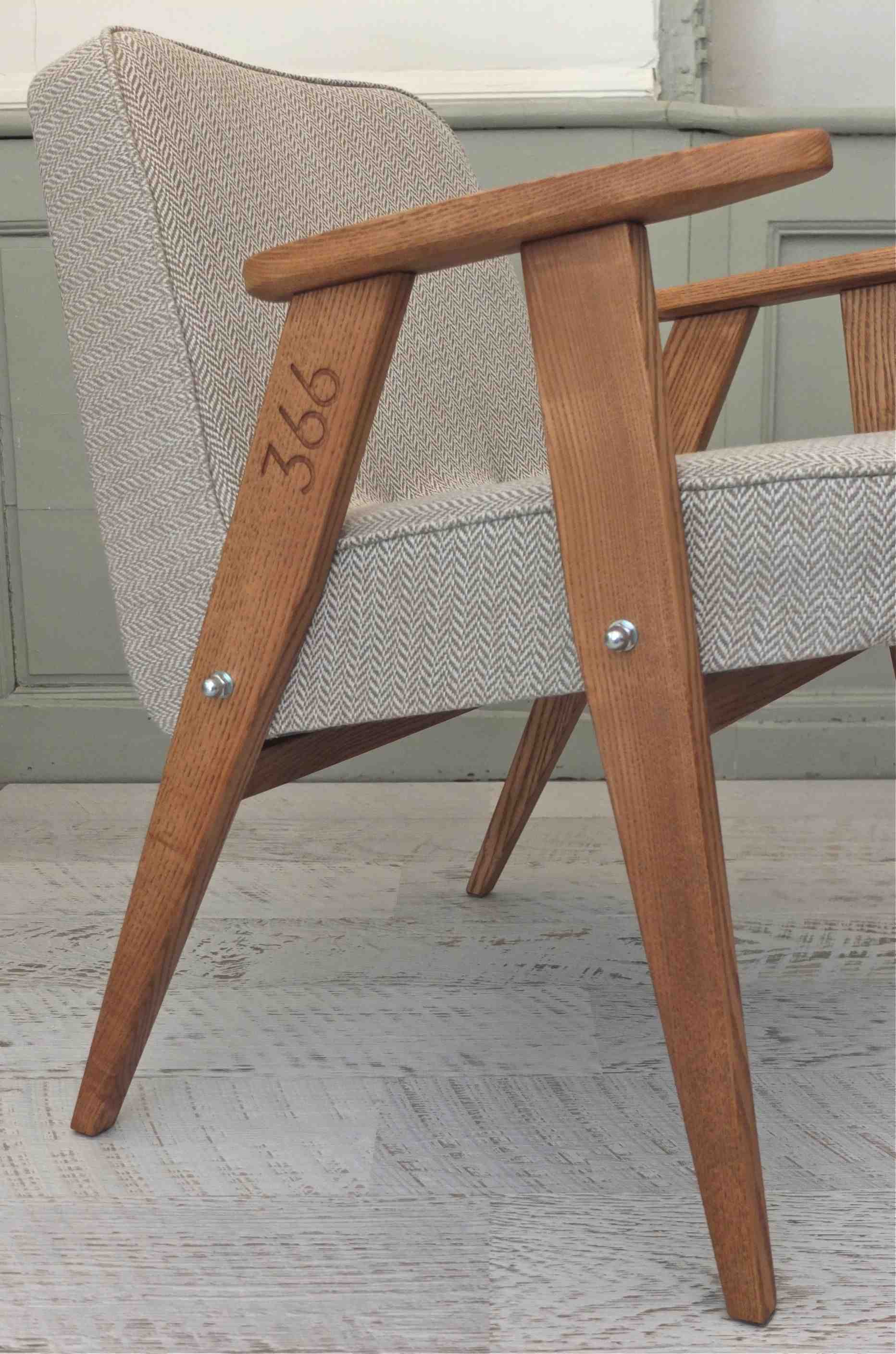 fauteuil polonais "366" Jozef Chierowski 366 concept slavia vintage 6