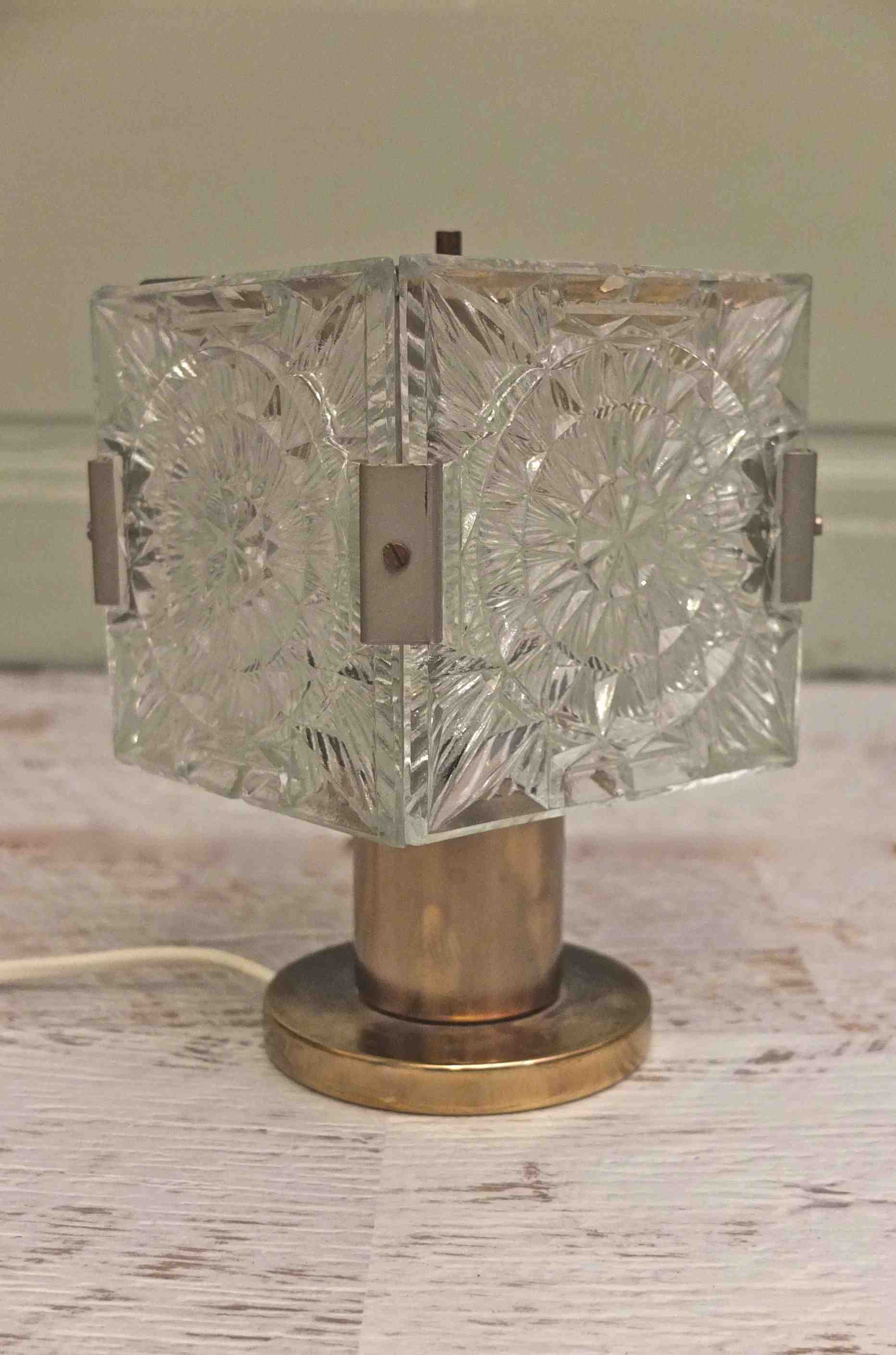 Slavia Vintage lampe des années 80 Glasnost