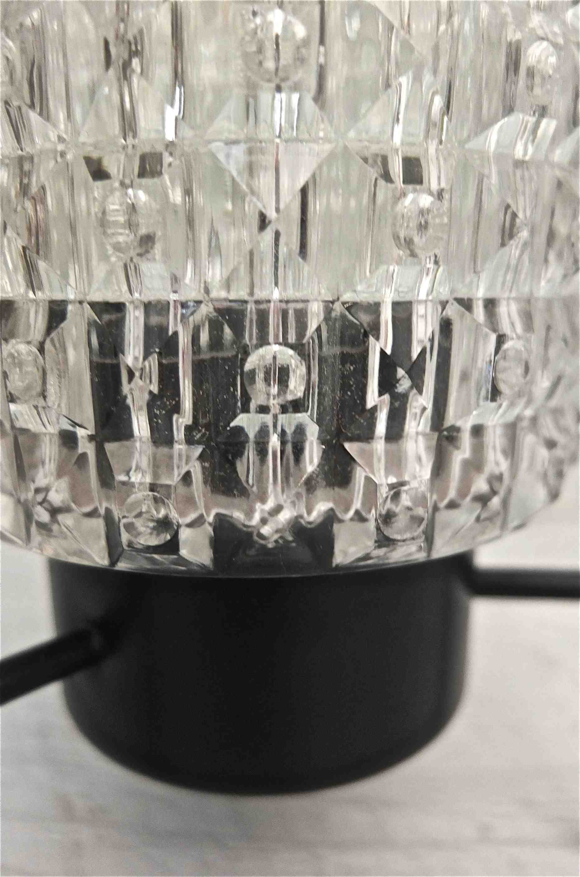 Slavia vintage zoom lampe Spoutnik modèle tchèque des années 60