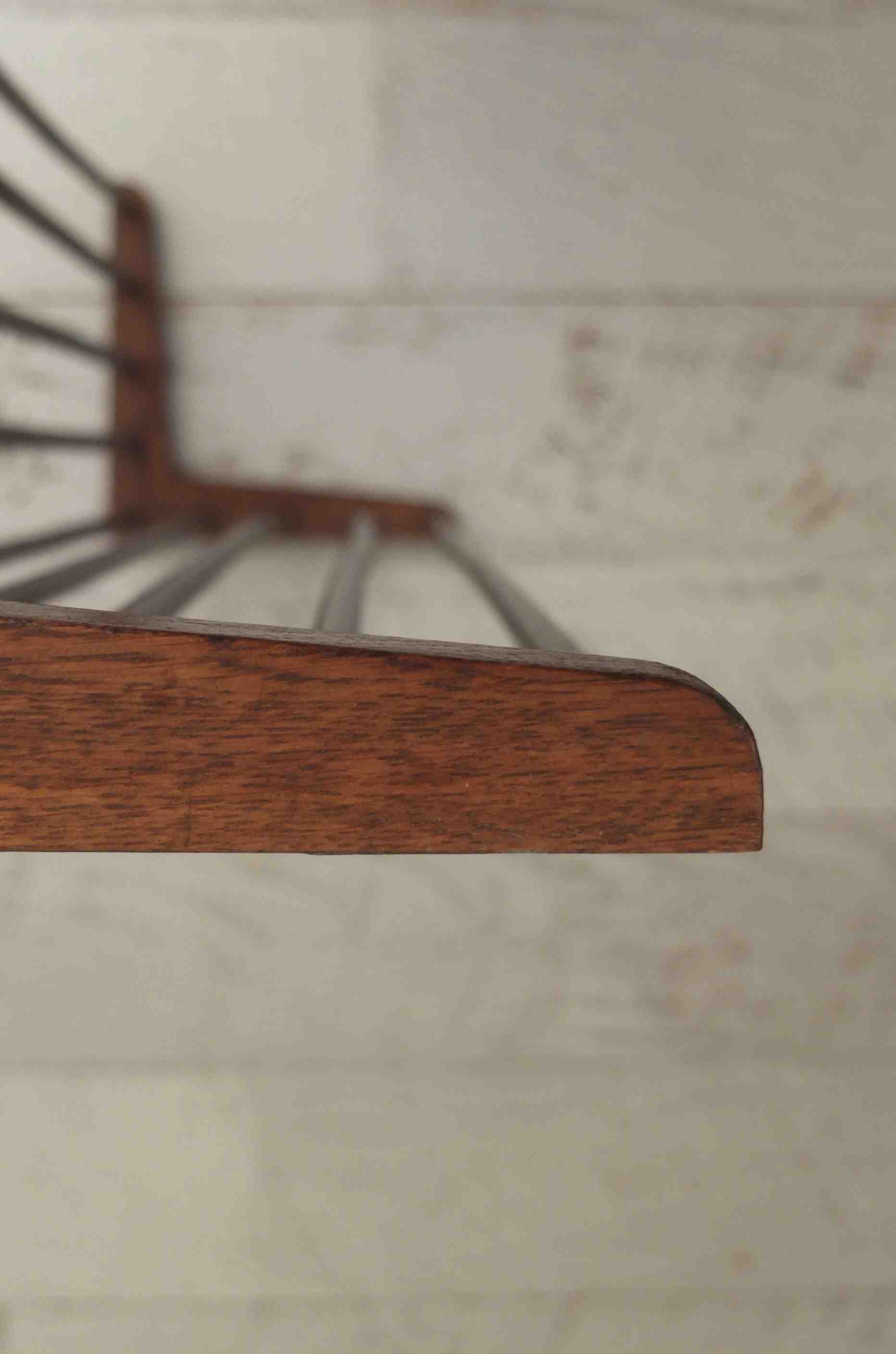 Slavia vintage angle arrondi porte-manteaux Klub des années 50