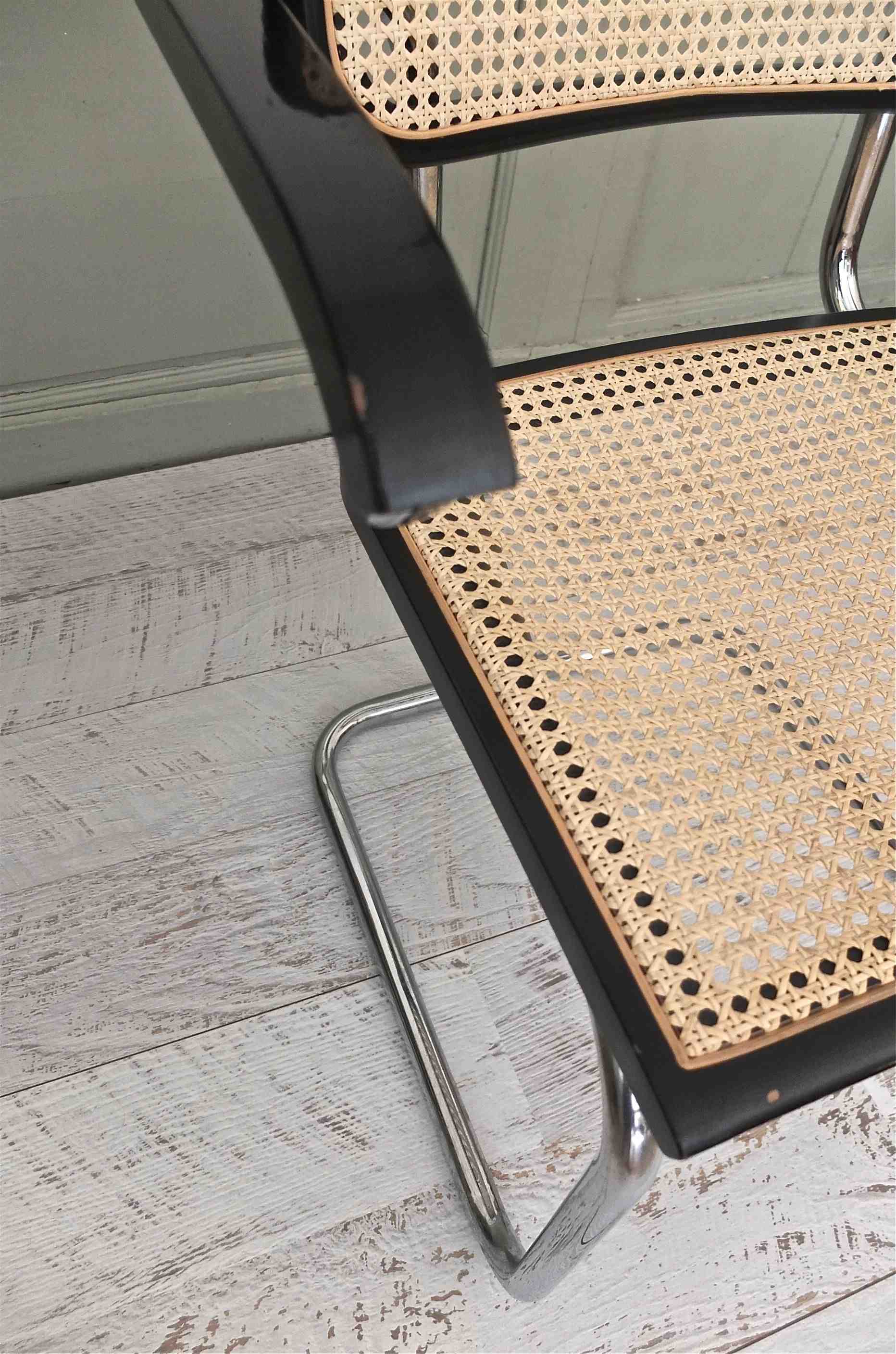 Slavia vintage chaise cesca B64 modèle Weimar Marcel Breuer