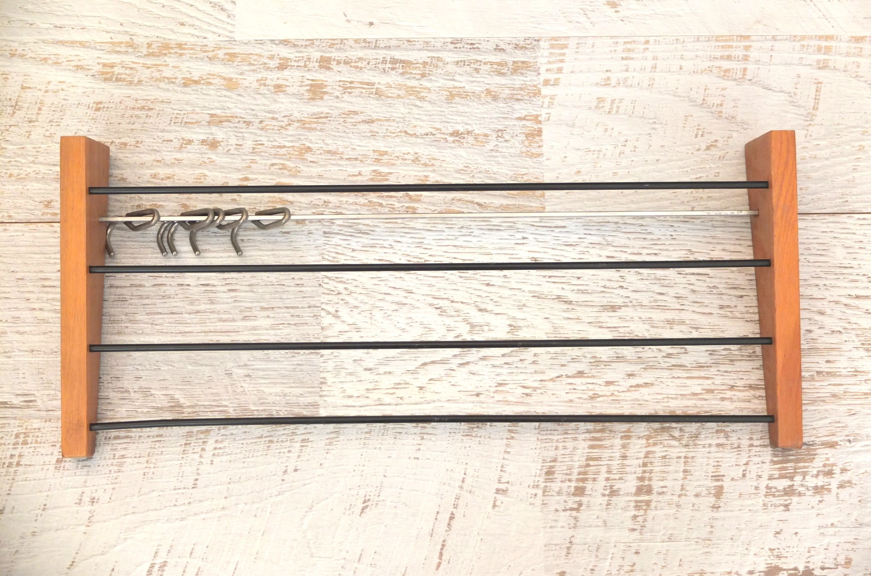 portemanteaux vintage_etagere vintage_annees soixante_slavia vintage 20