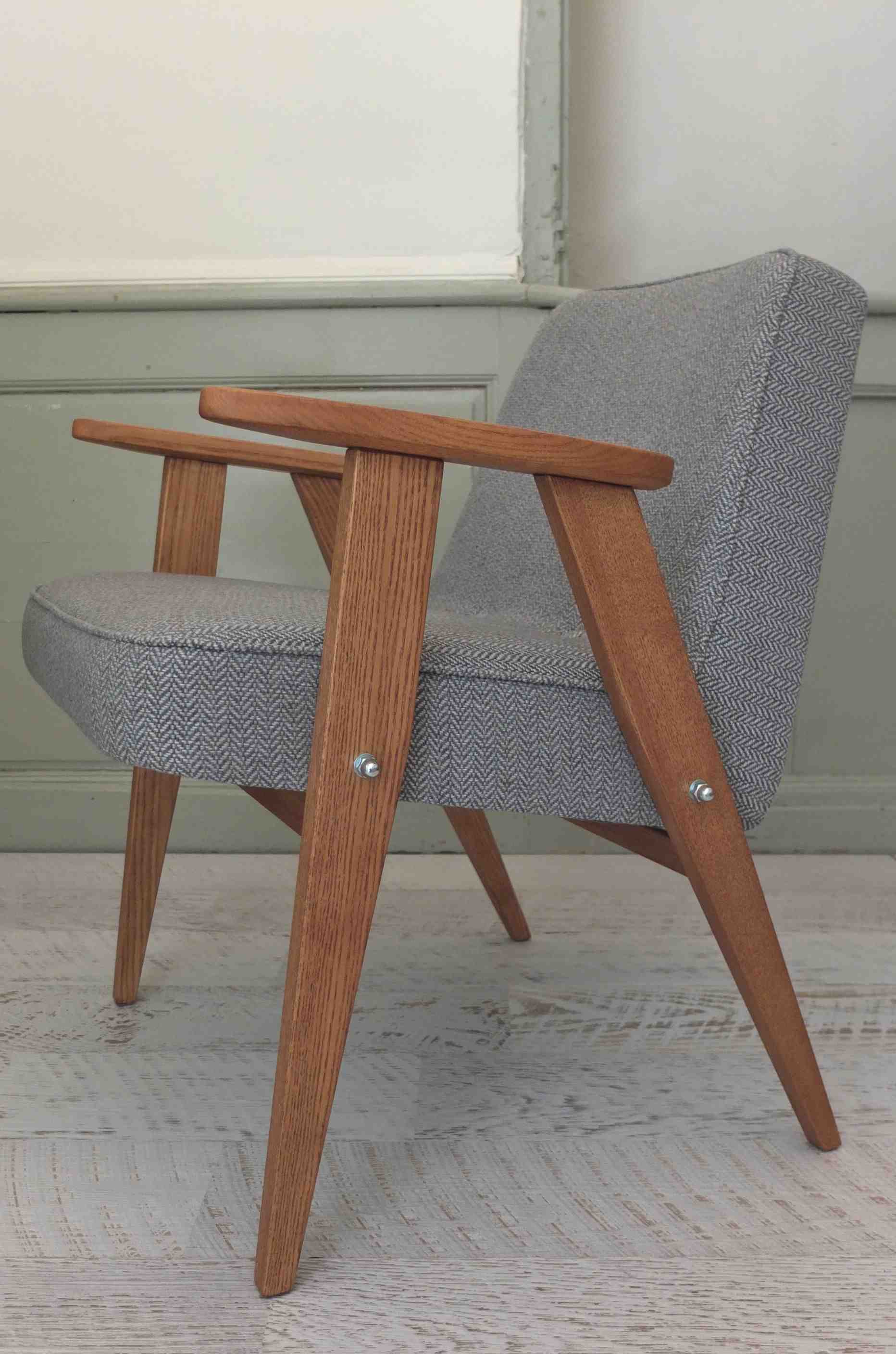 fauteuil 366 Jozef Chierowski 366 concept design polonais slavia vintage 10