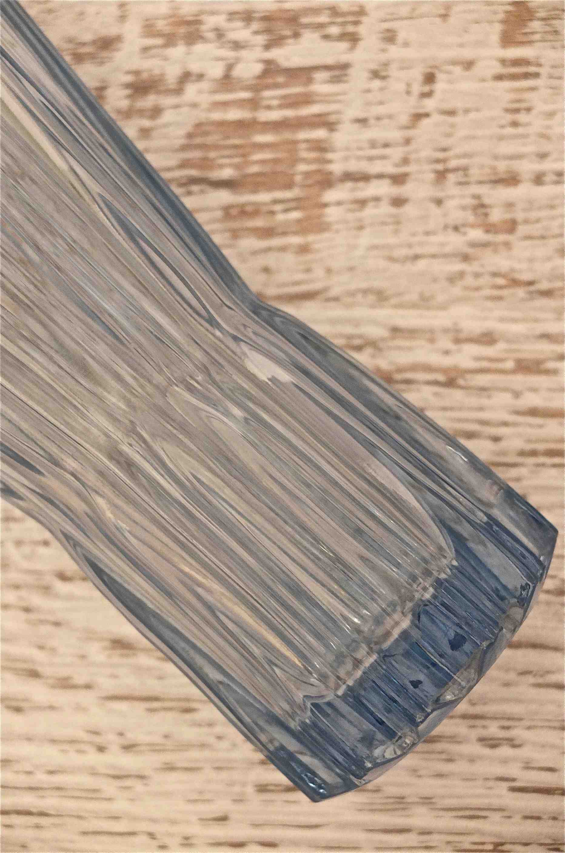 vase en verre tcheque des annees 60 "Ice" Slavia Vintage 6