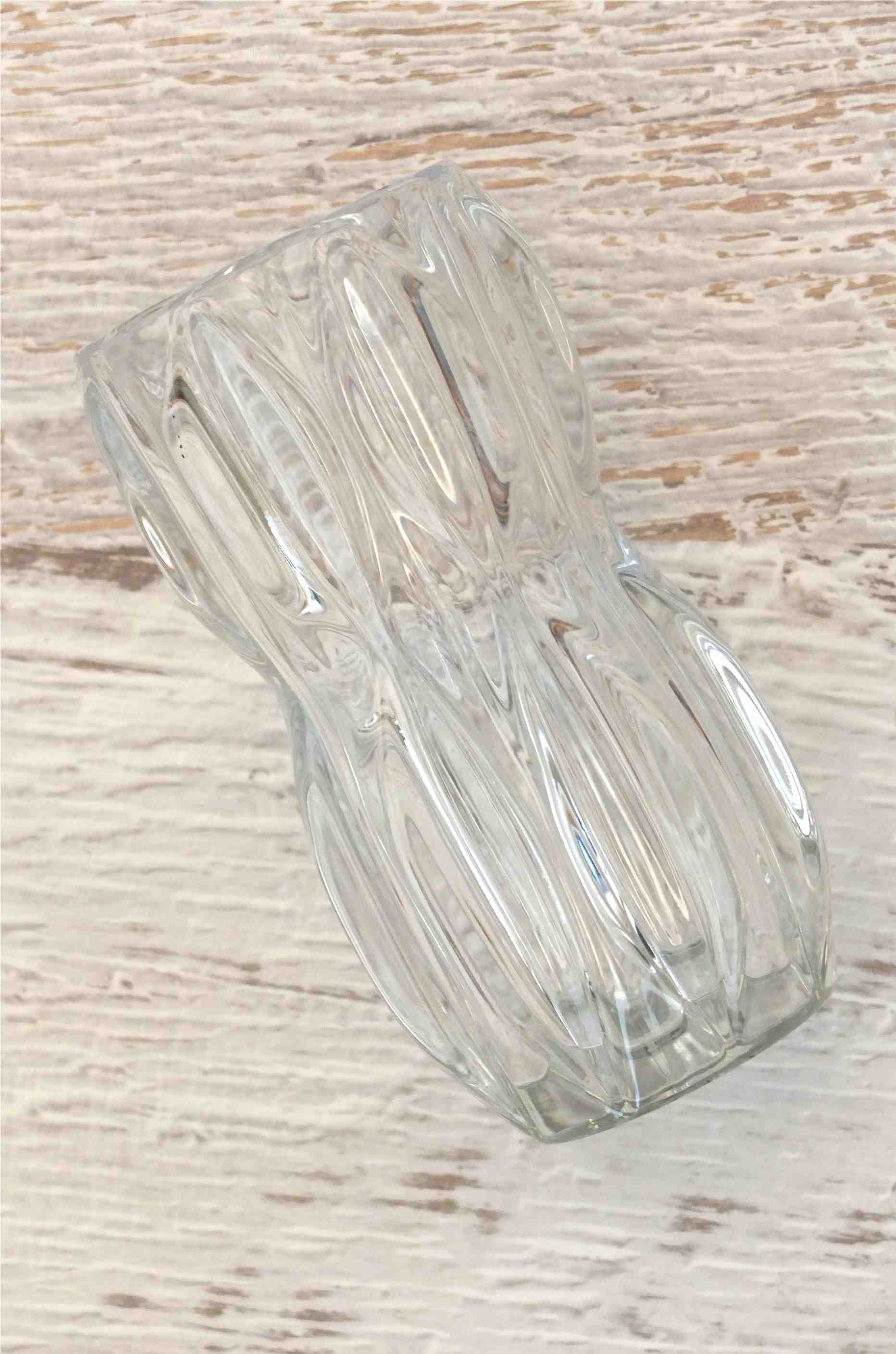 vase en verre des annees 60 tcheque verre de boheme vintage tcheque slavia vintage 4