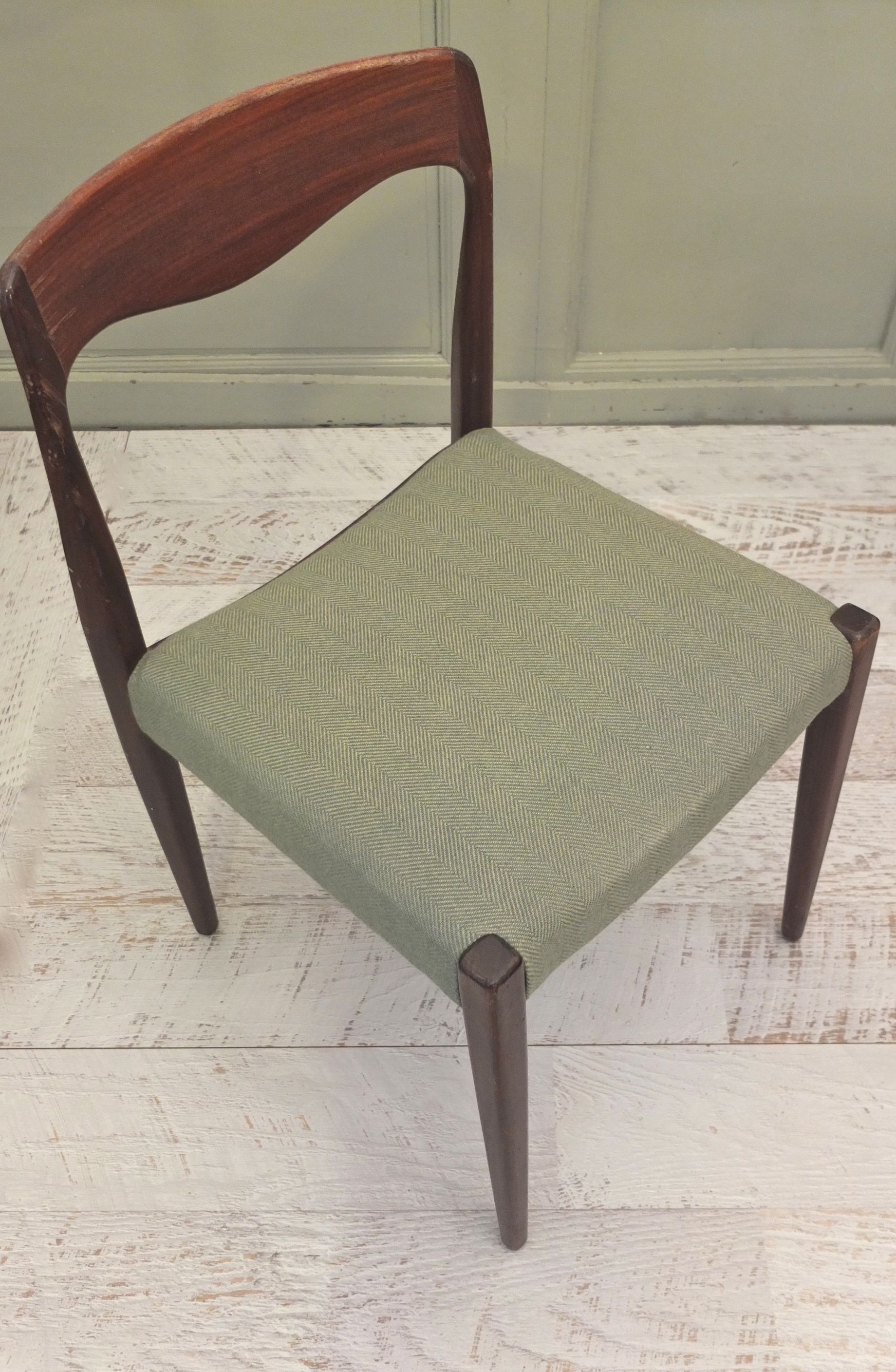 chaisede style scandinave Herringbone slavia vintage