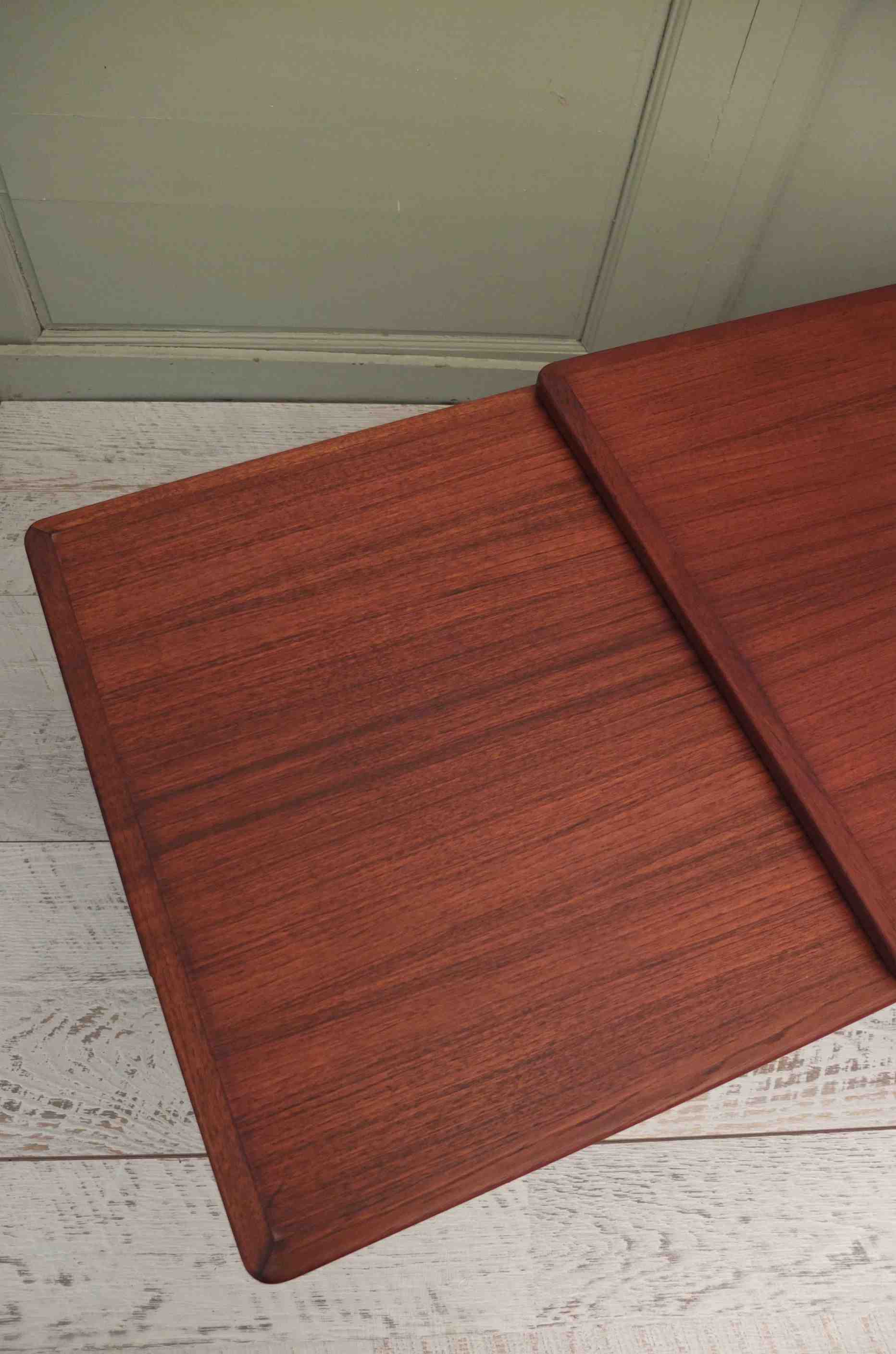 Slavia vintage table basse danoise des années 60 modèle vintage "Dansk" rallonge