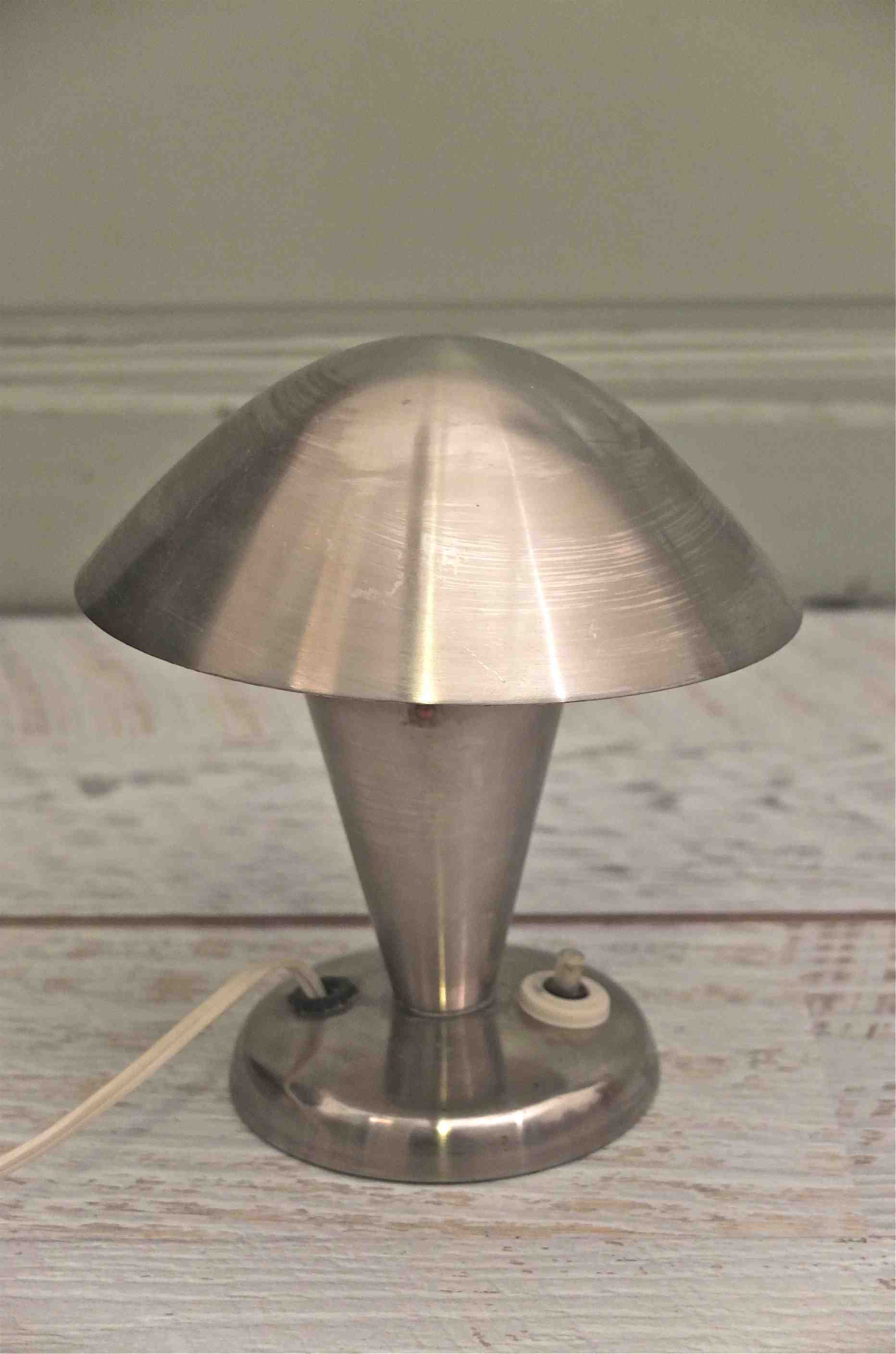 Slavia Vintage lampe chromée des années 40 Hayworth