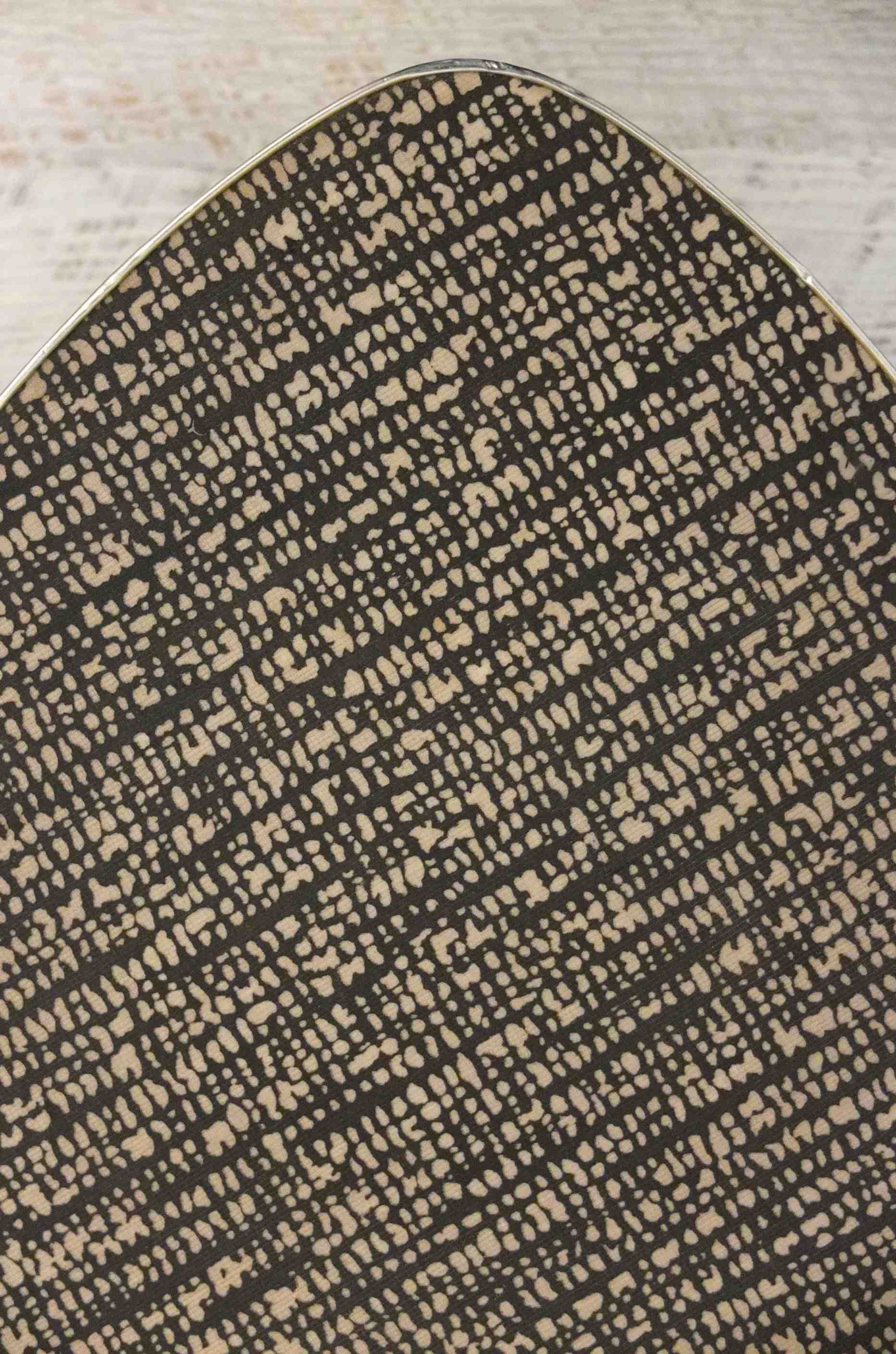 Slavia Vintage table tripode vintage années 50 "Tweed" 3