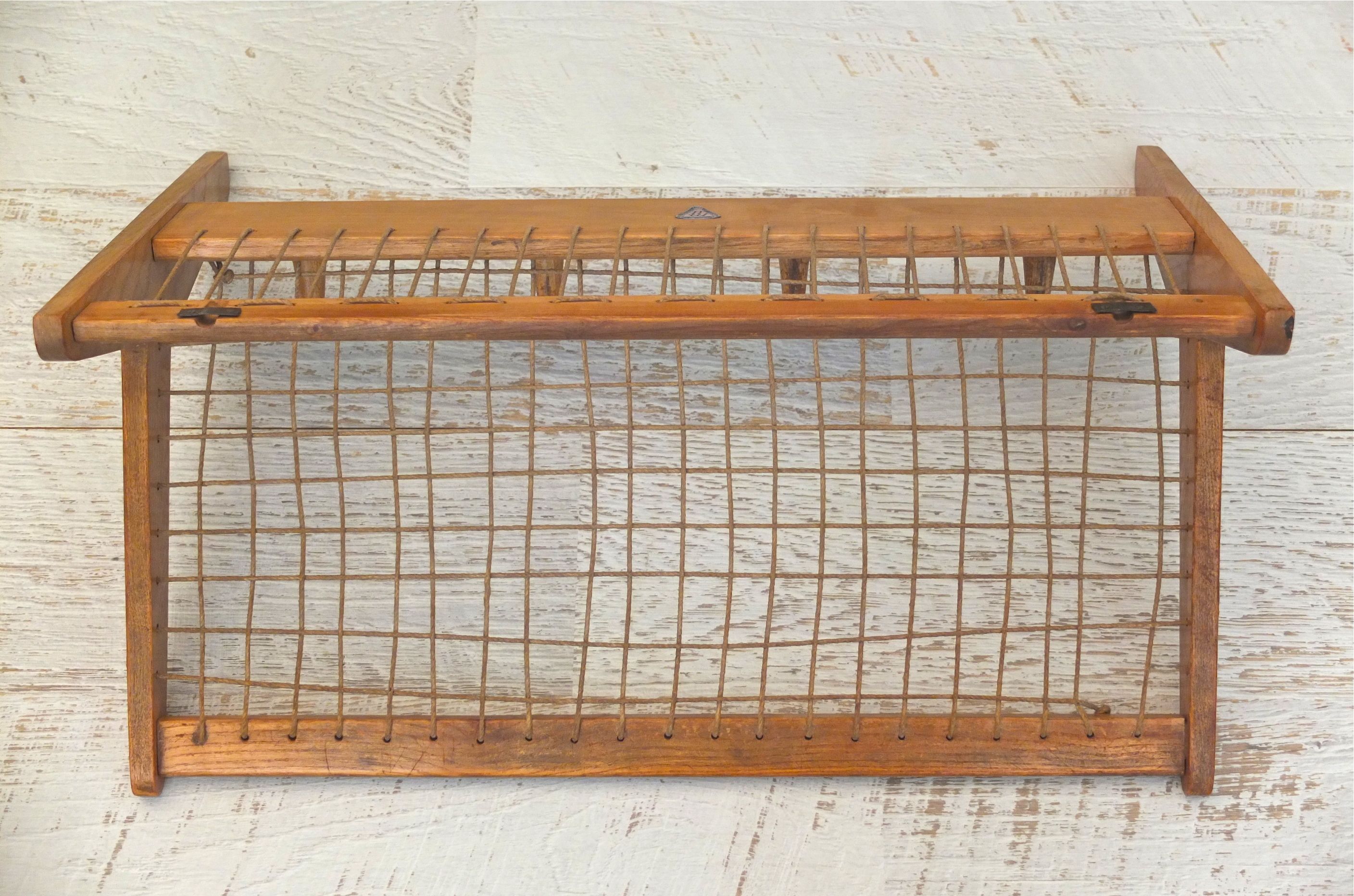 portemanteaux vintage_annees soixante_bois_etagere vintage_slavia vintage 2