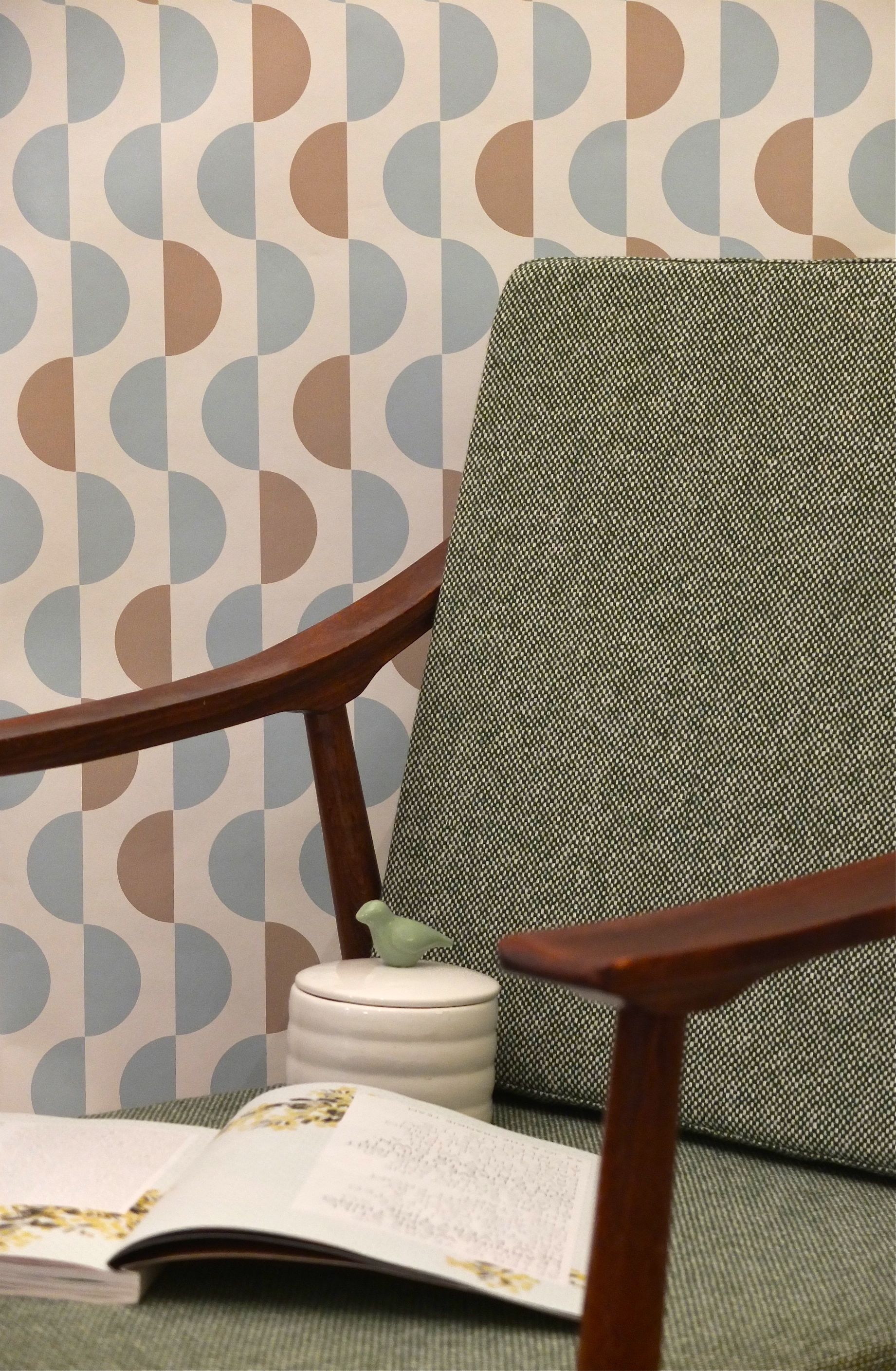 fauteuil de style scandinave  "Gotland" slavia vintage 2