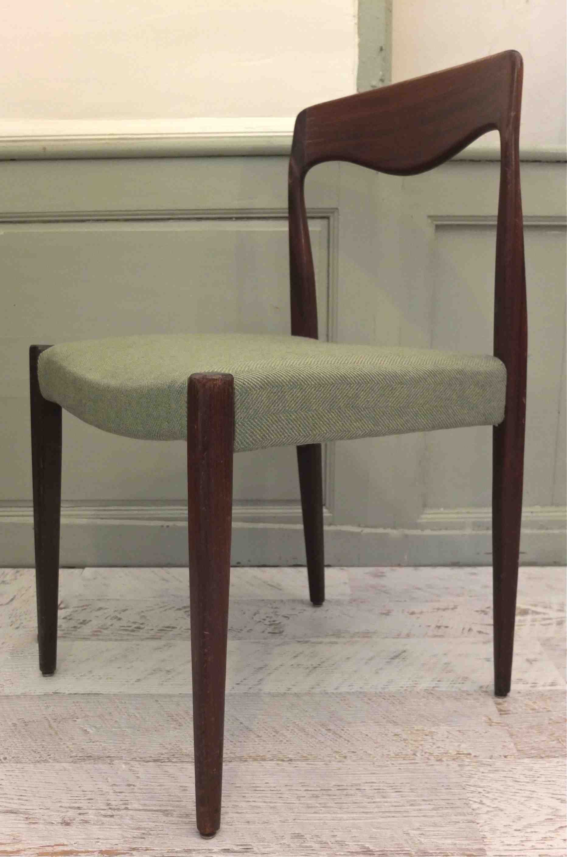 chaise de style scandinave "Herringbone" slavia vintage 6
